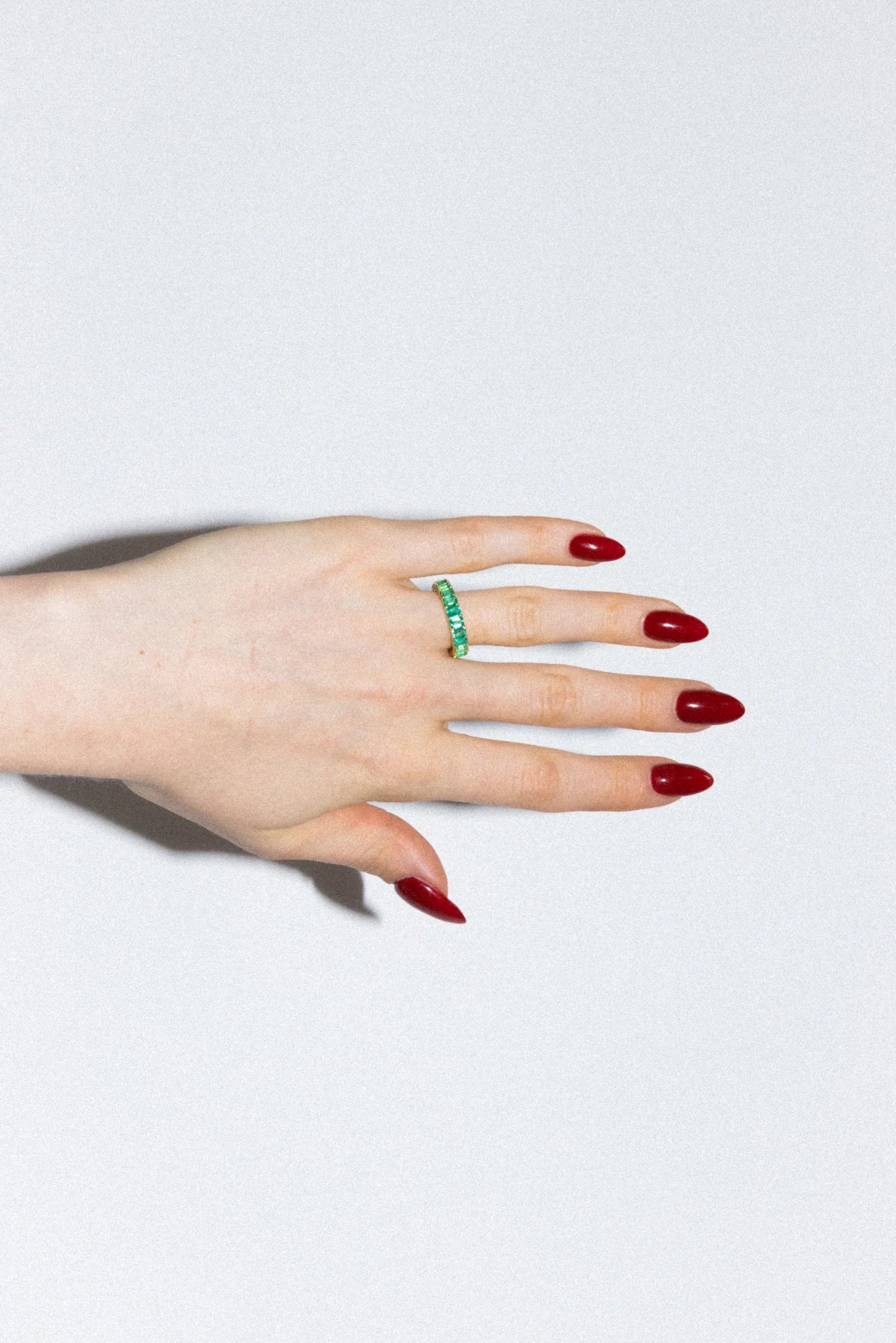 Jardin Eternity Ring Emerald