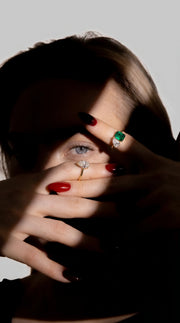 Jardin Toi et Moi Ring Emerald