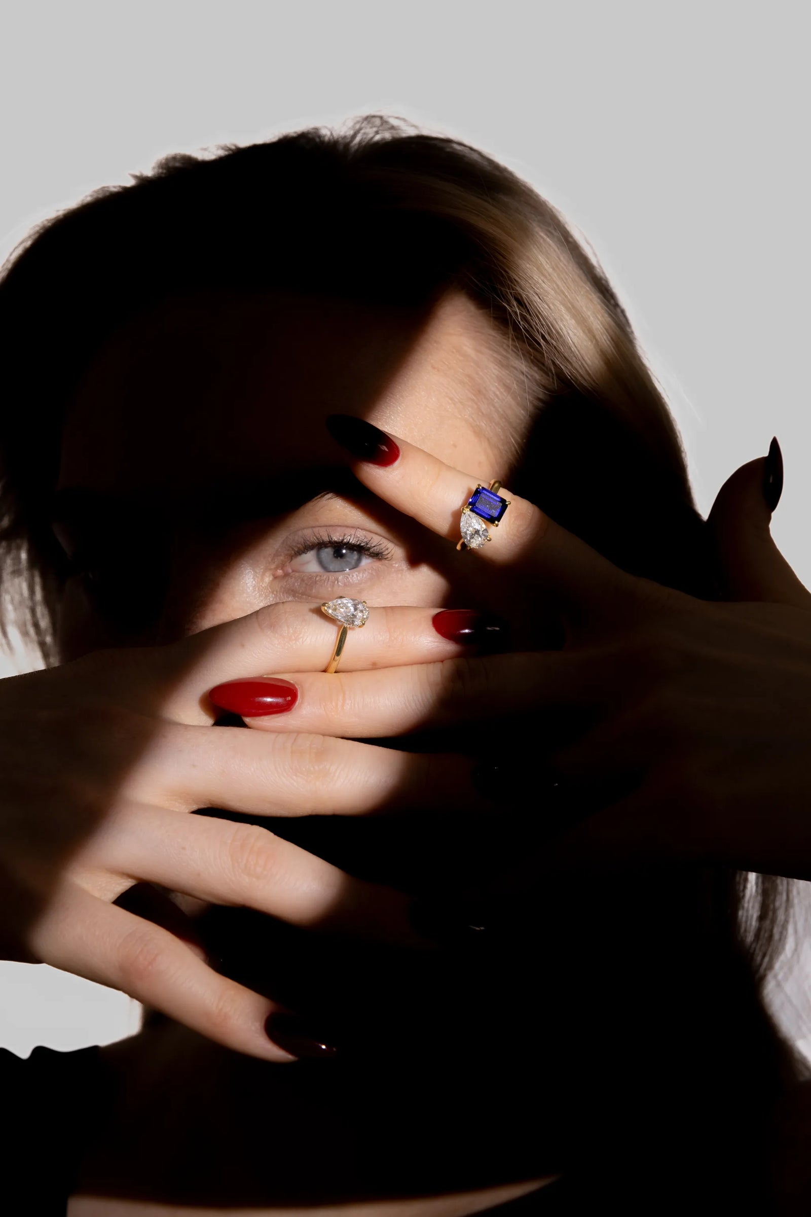 Bonded Hidden Halo Ring