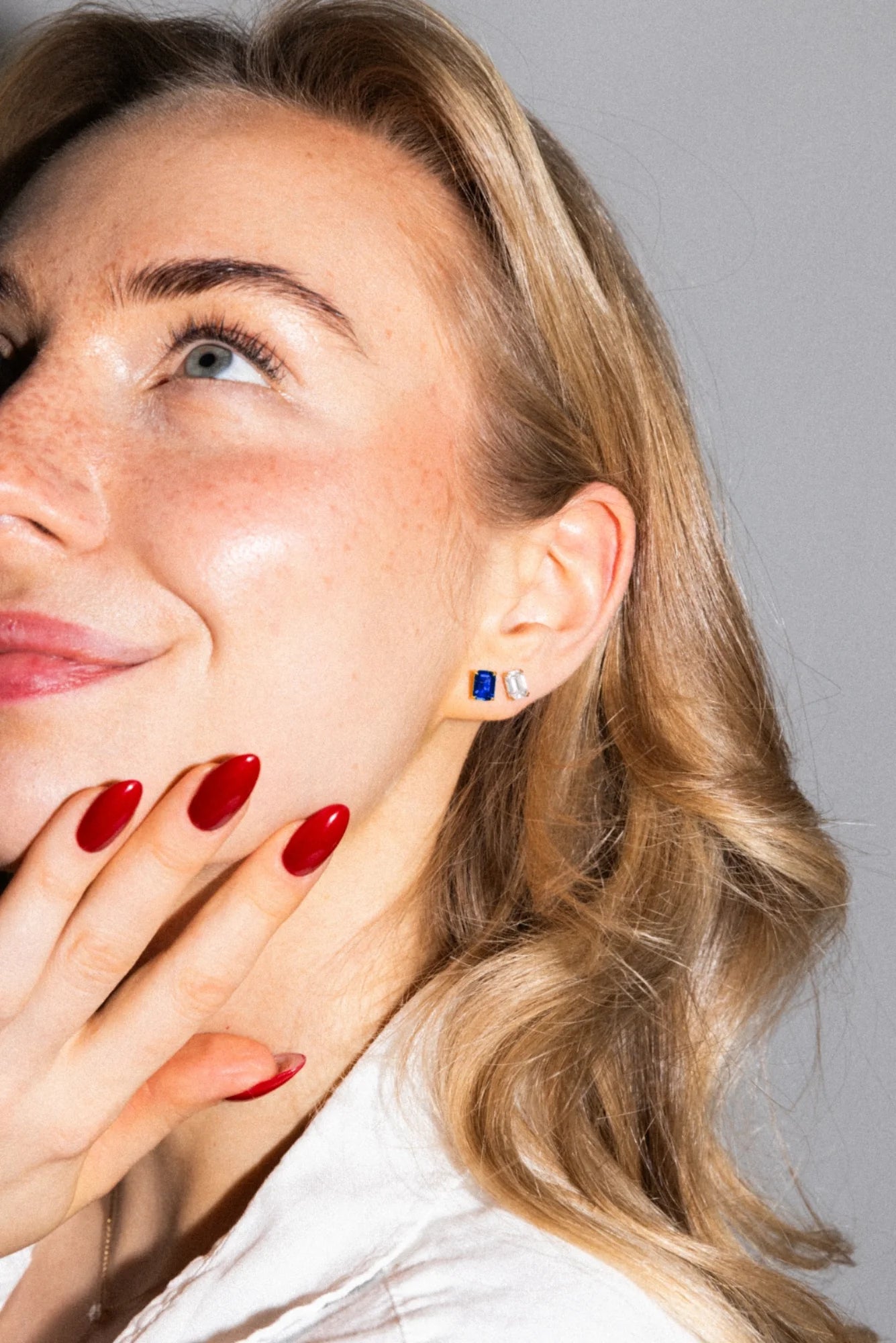 Jardin Stud Earrings Sapphire