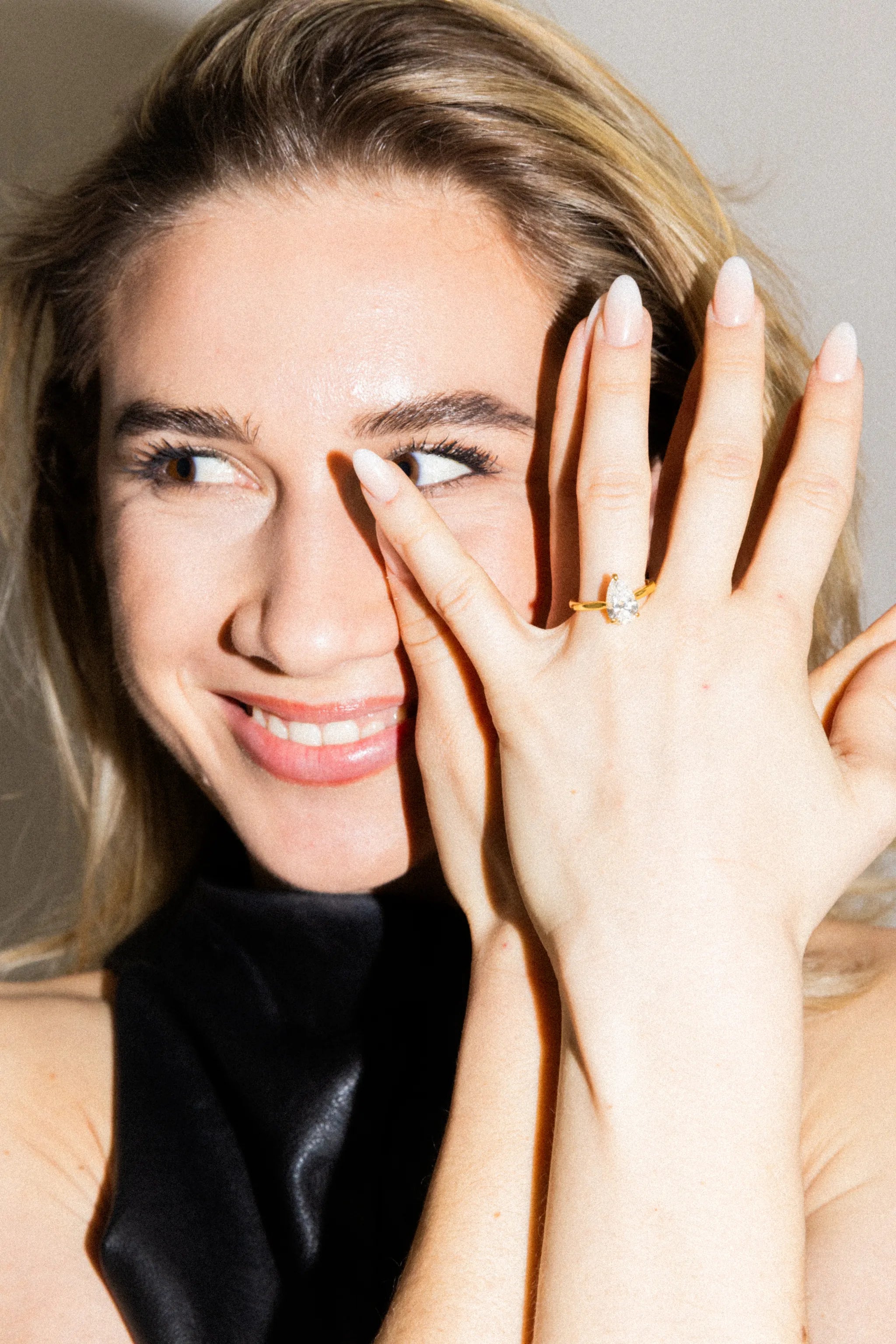 Bonded Hidden Halo Ring