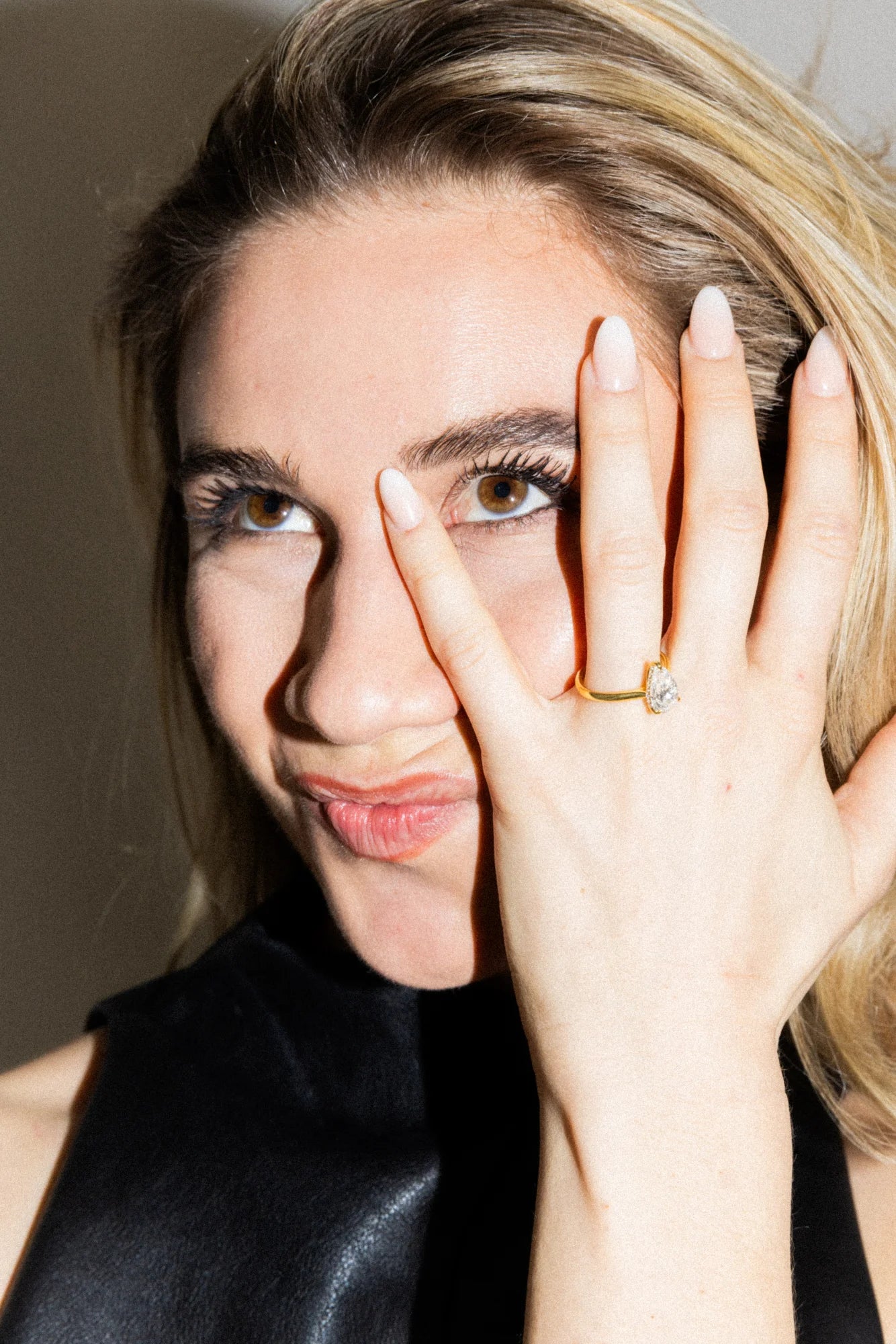 Bonded Hidden Halo Ring