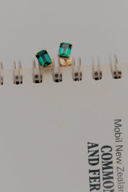 Jardin Stud Earrings Emerald