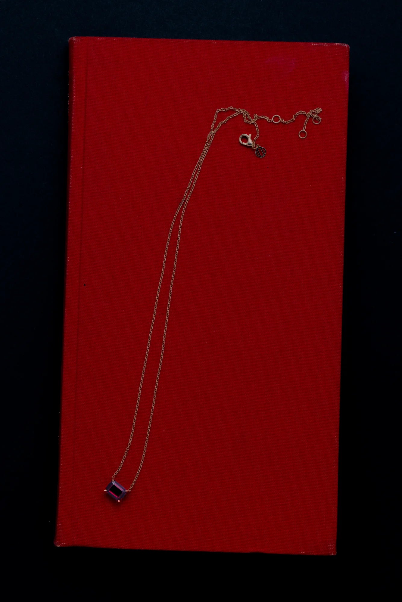 Jardin Solitaire Pendant Necklace Ruby