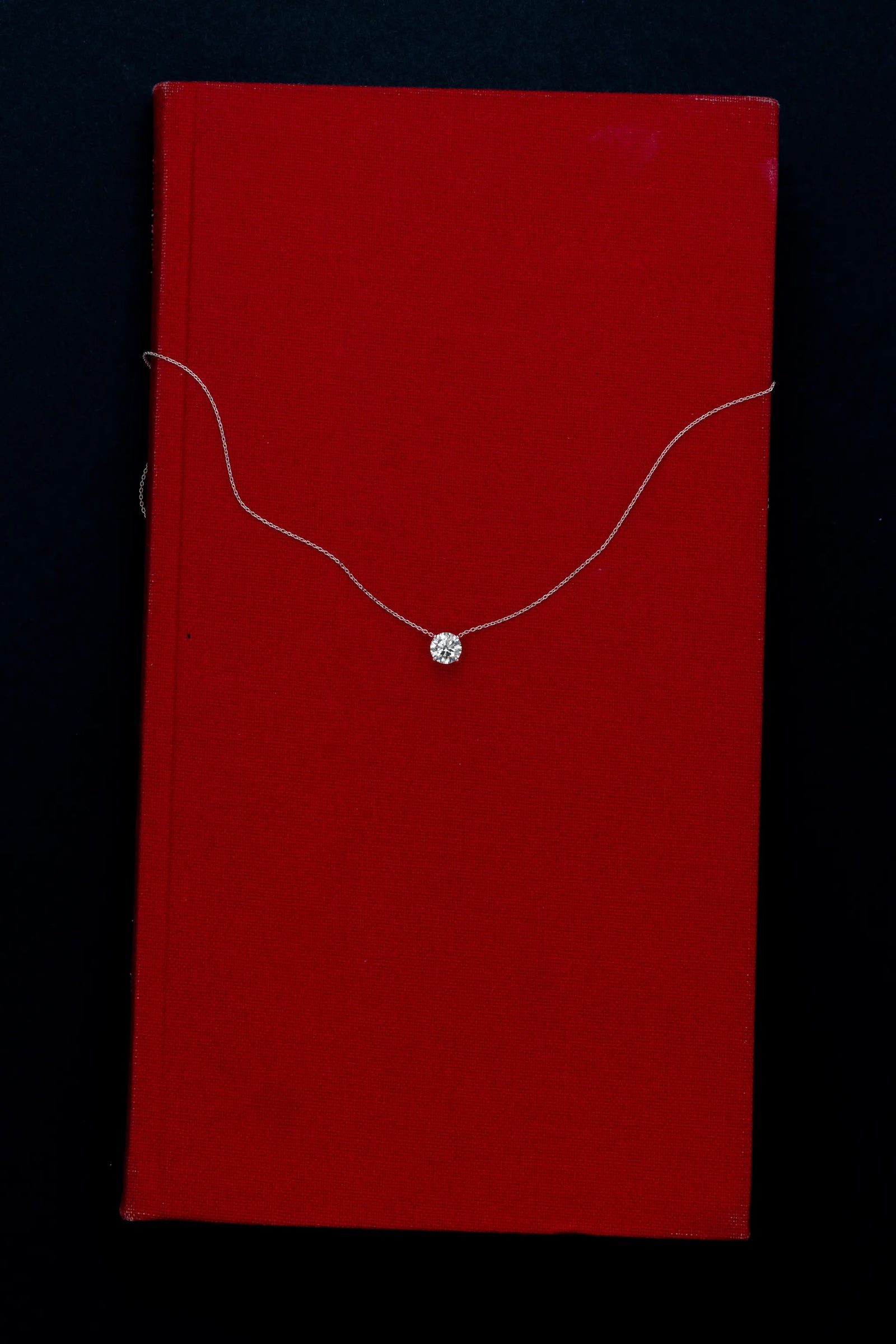 Signature Solitaire Diamond Pendant Necklace