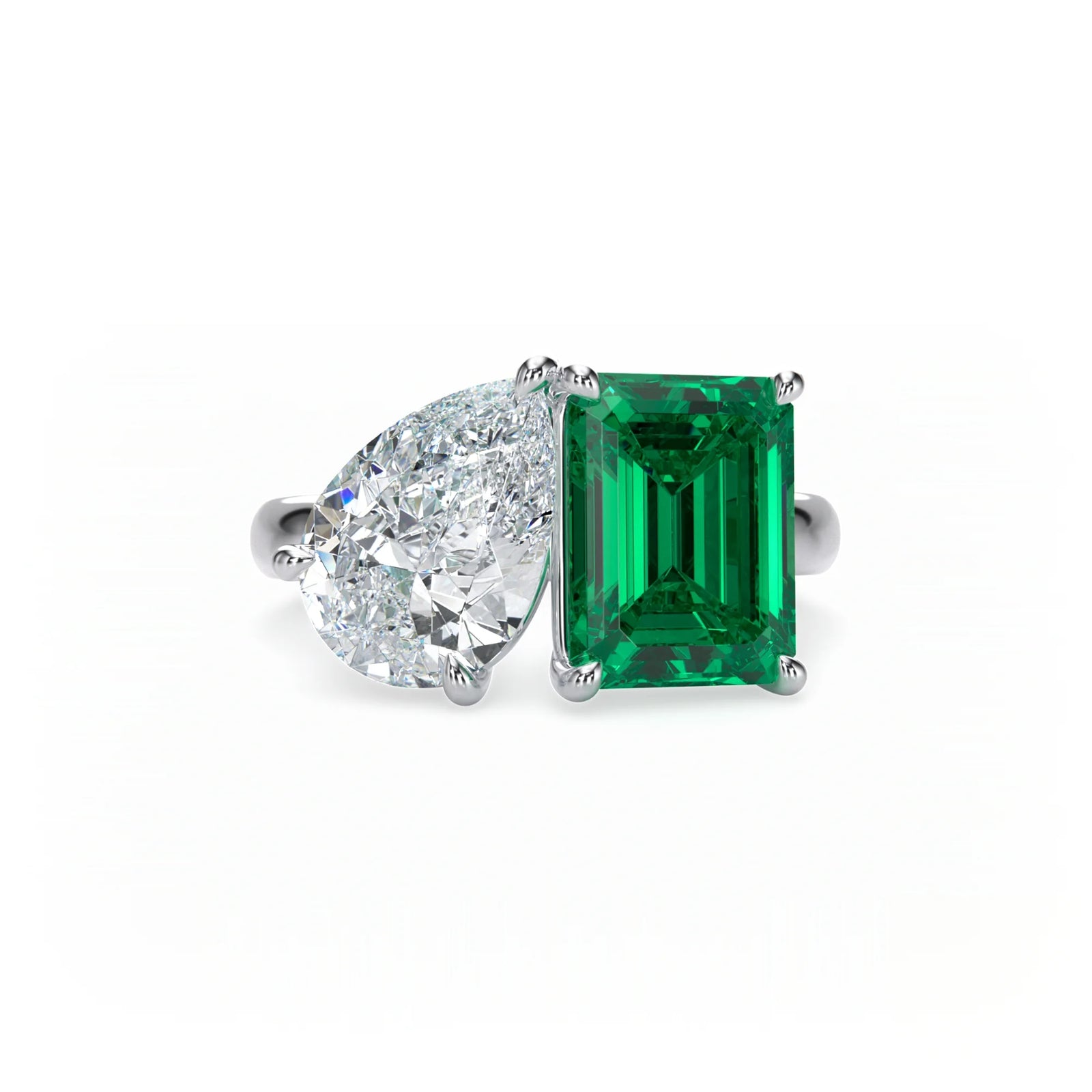 Jardin Toi et Moi Ring Emerald