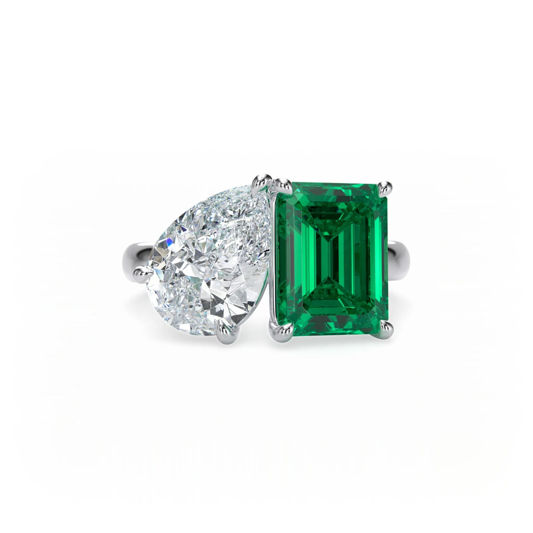 Jardin Toi et Moi Ring Emerald