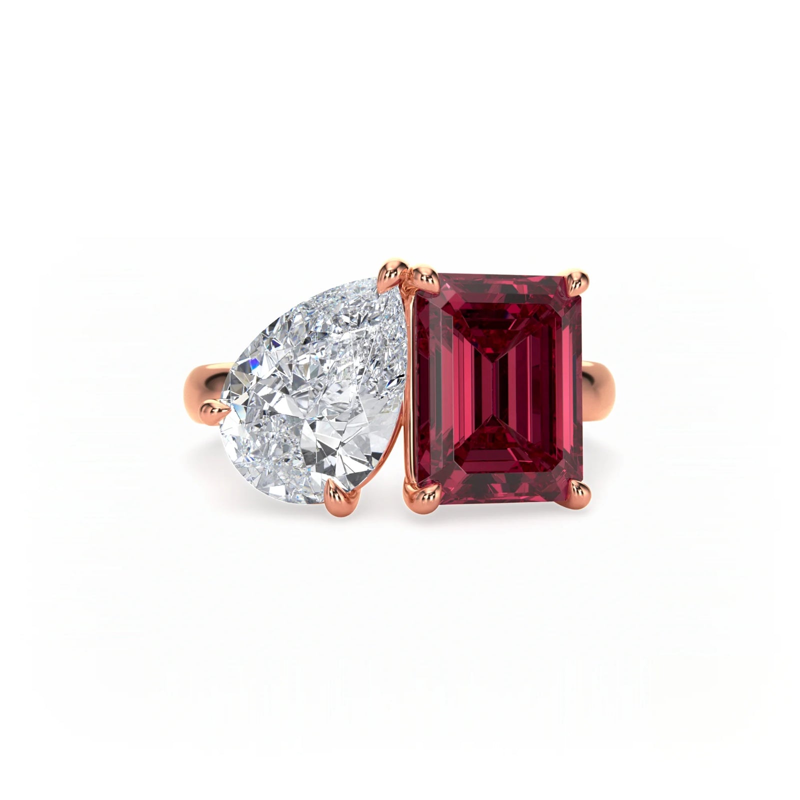 Jardin Toi et Moi Ring Ruby