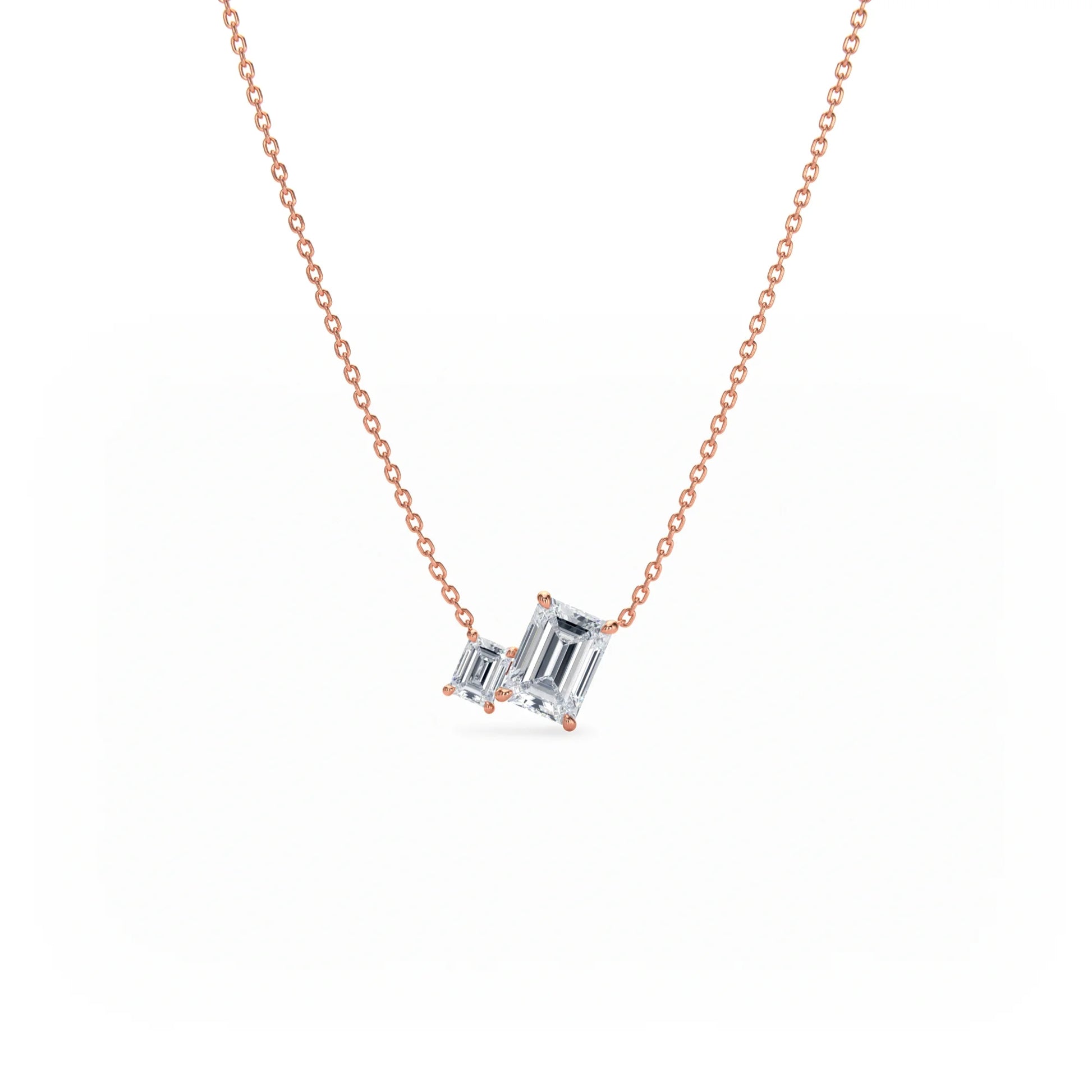 Signature Toi et Moi Pendant Necklace