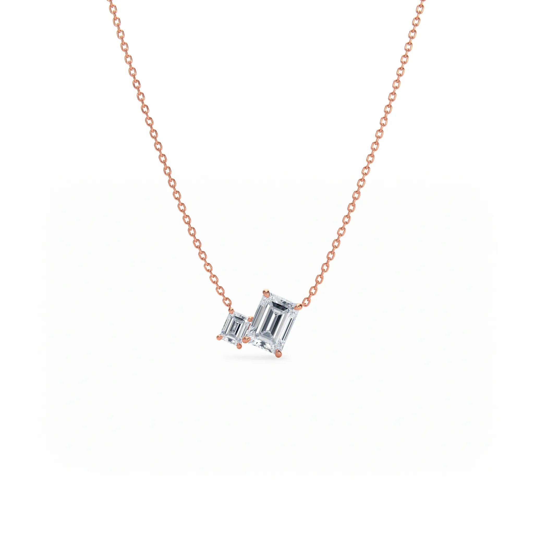 Signature Toi et Moi Pendant Necklace