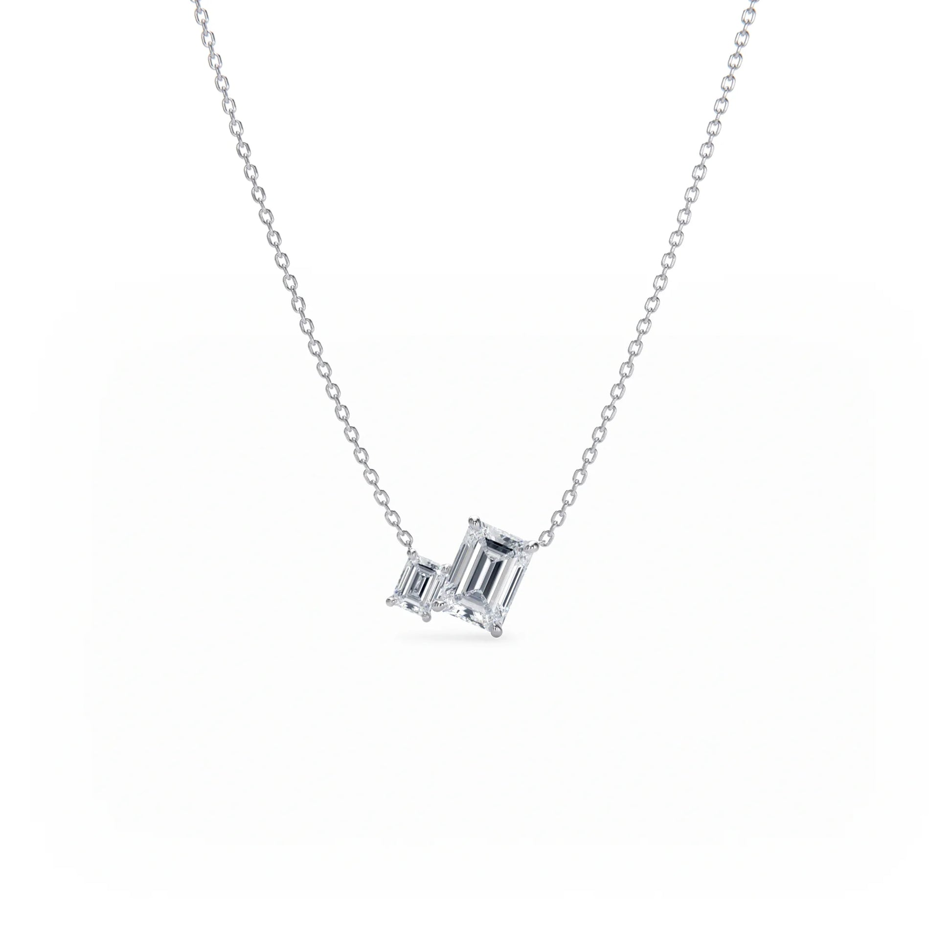 Signature Toi et Moi Pendant Necklace