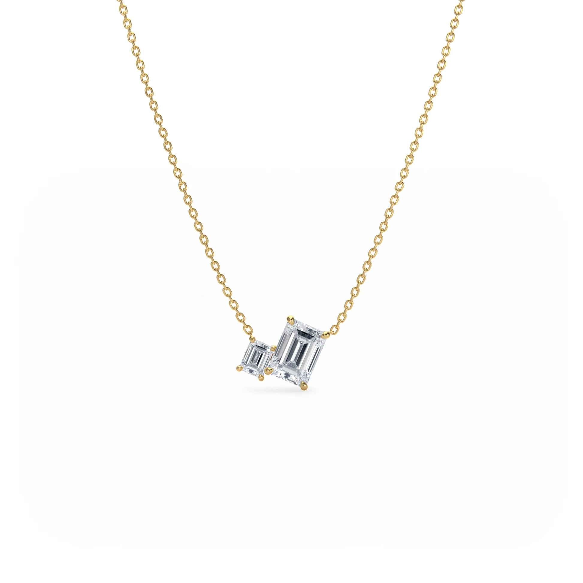 Signature Toi et Moi Pendant Necklace