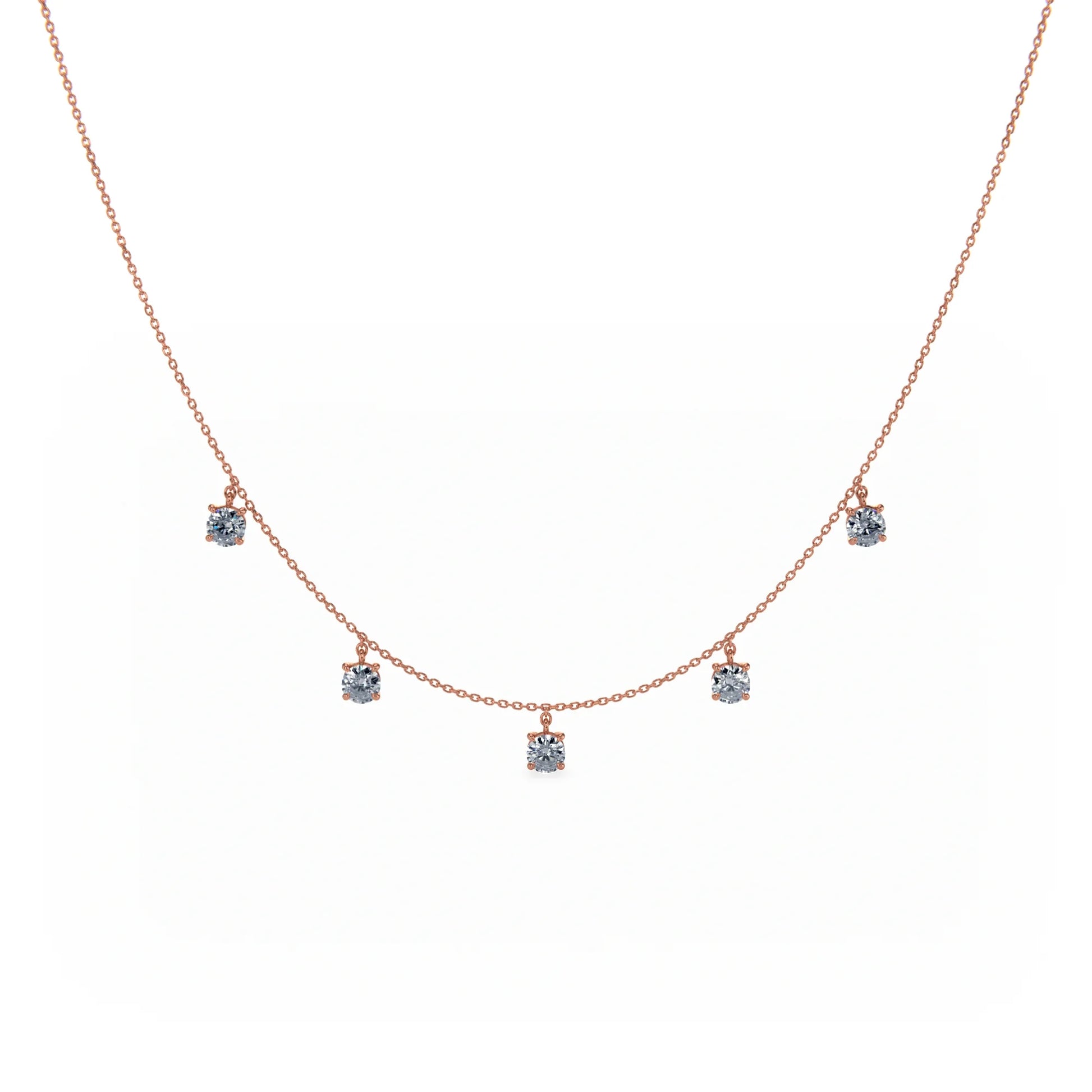Signature 5 Pendant Necklace