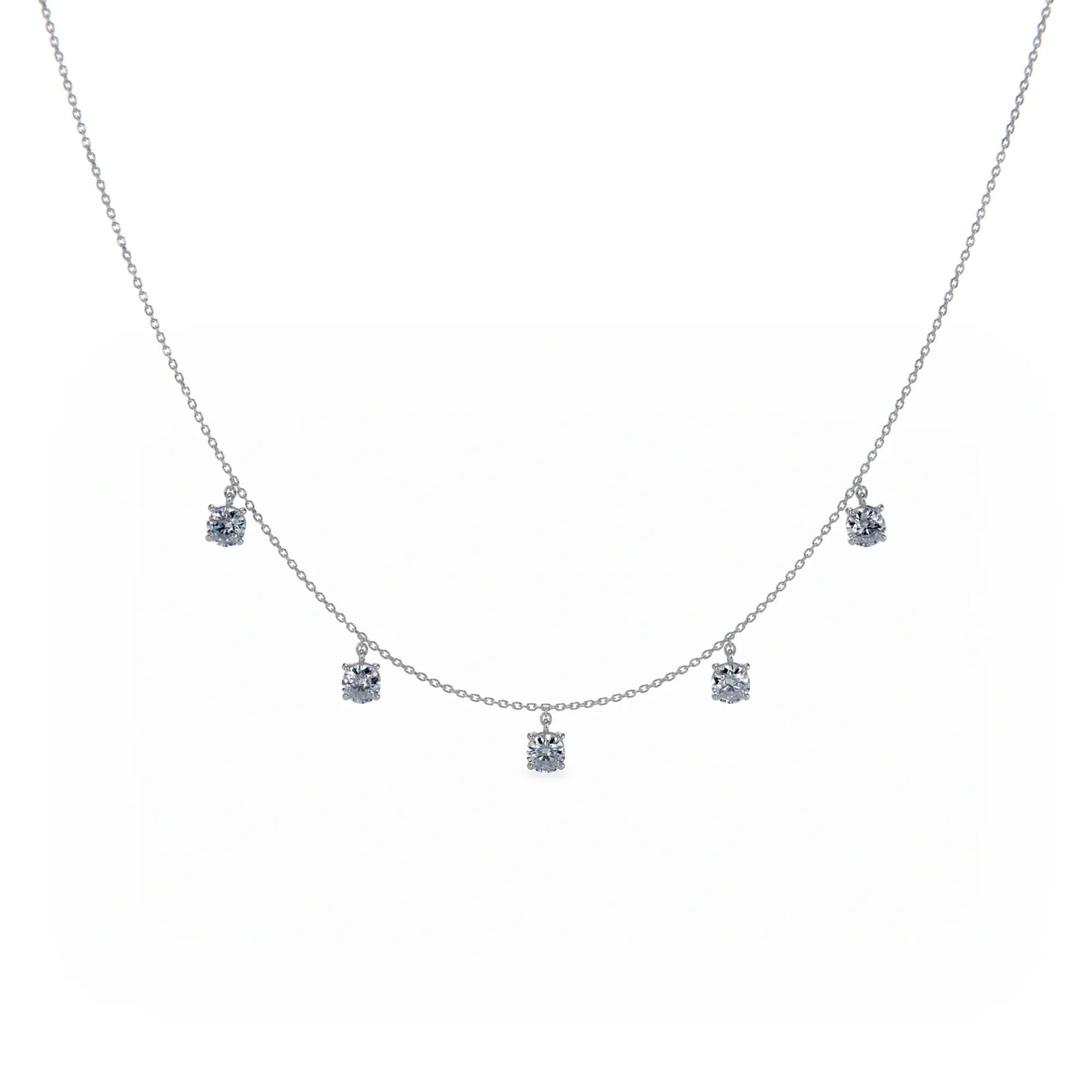 Signature 5 Pendant Necklace