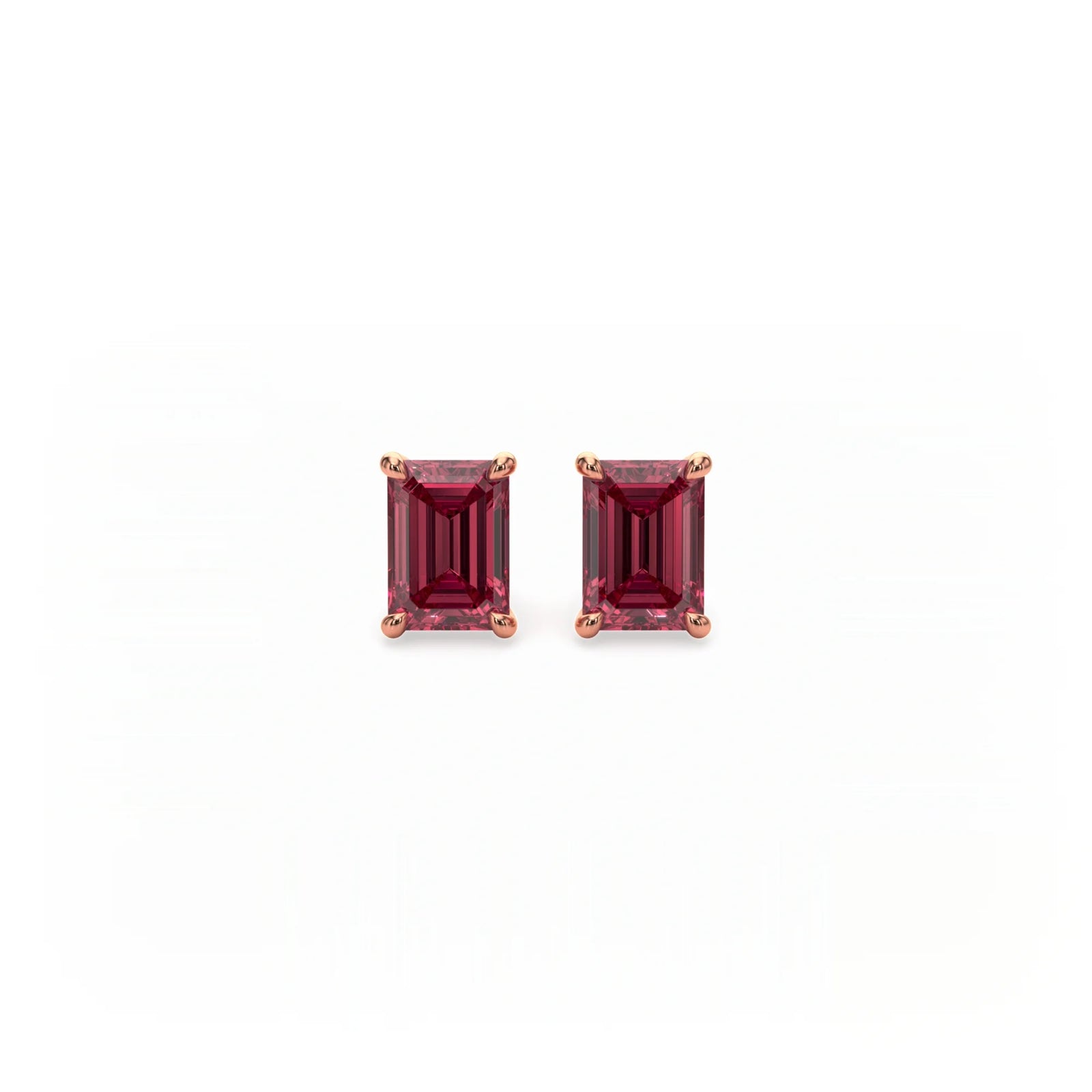 Jardin Stud Earrings Ruby