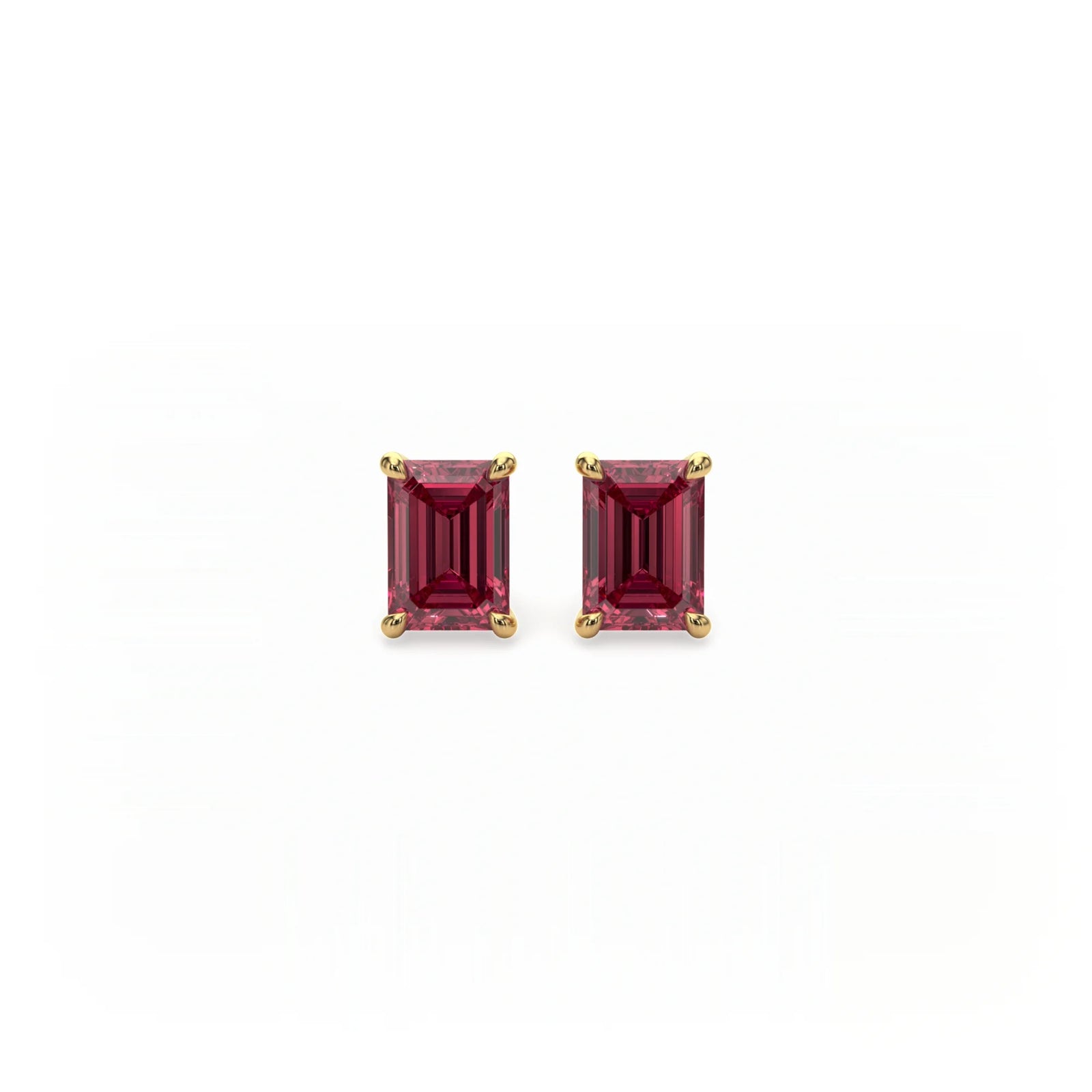Jardin Stud Earrings Ruby