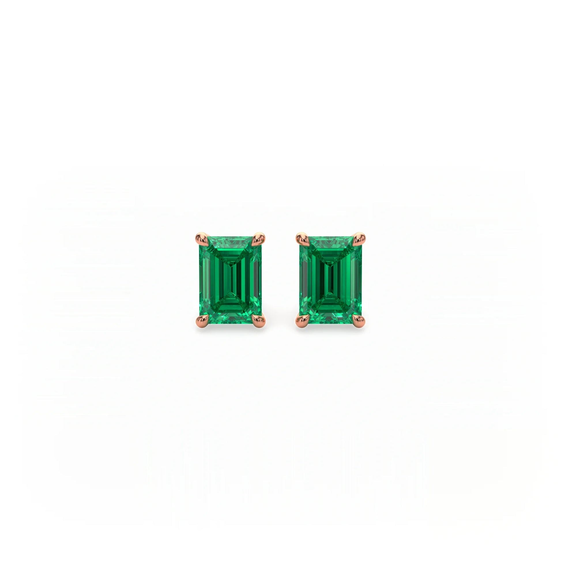 Jardin Stud Earrings Emerald