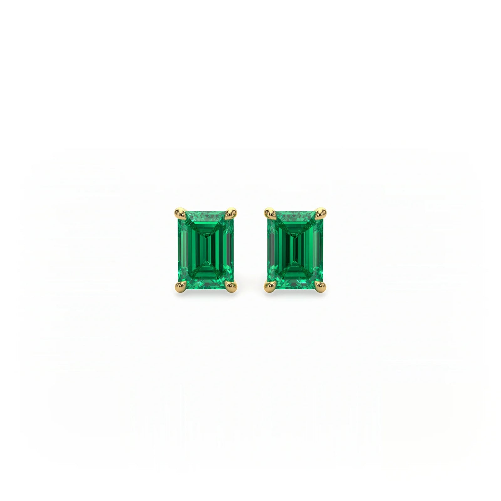 Jardin Stud Earrings Emerald
