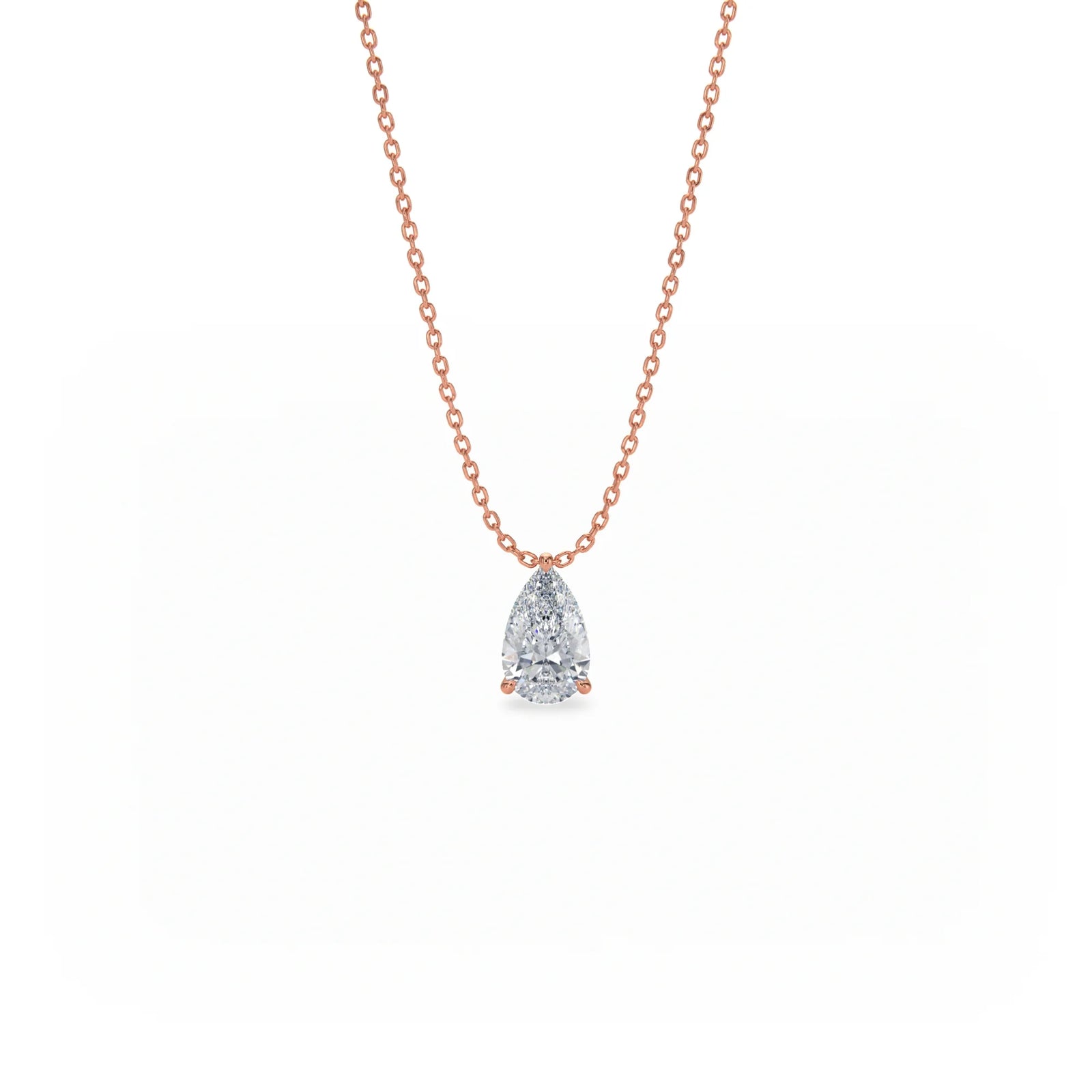 Signature Solitaire Diamond Pendant Necklace