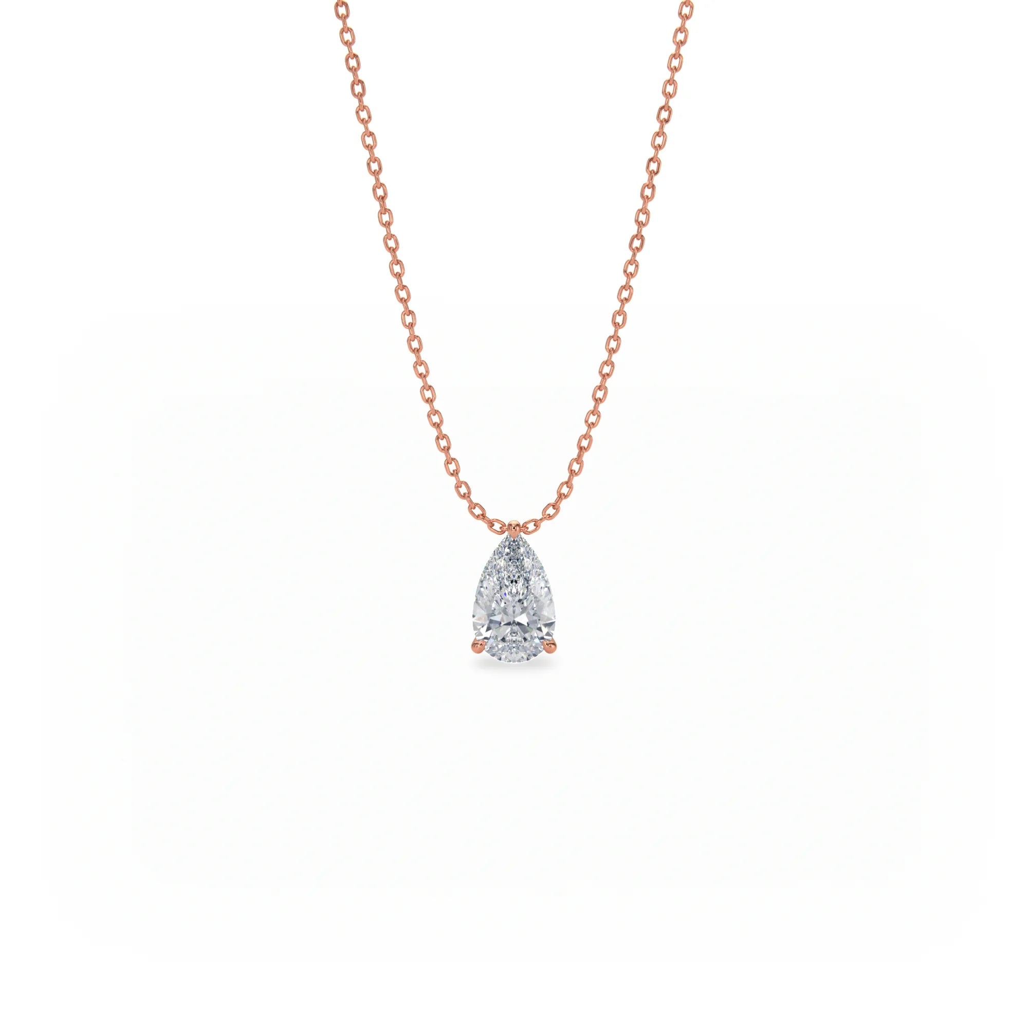 Signature Solitaire Diamond Pendant Necklace