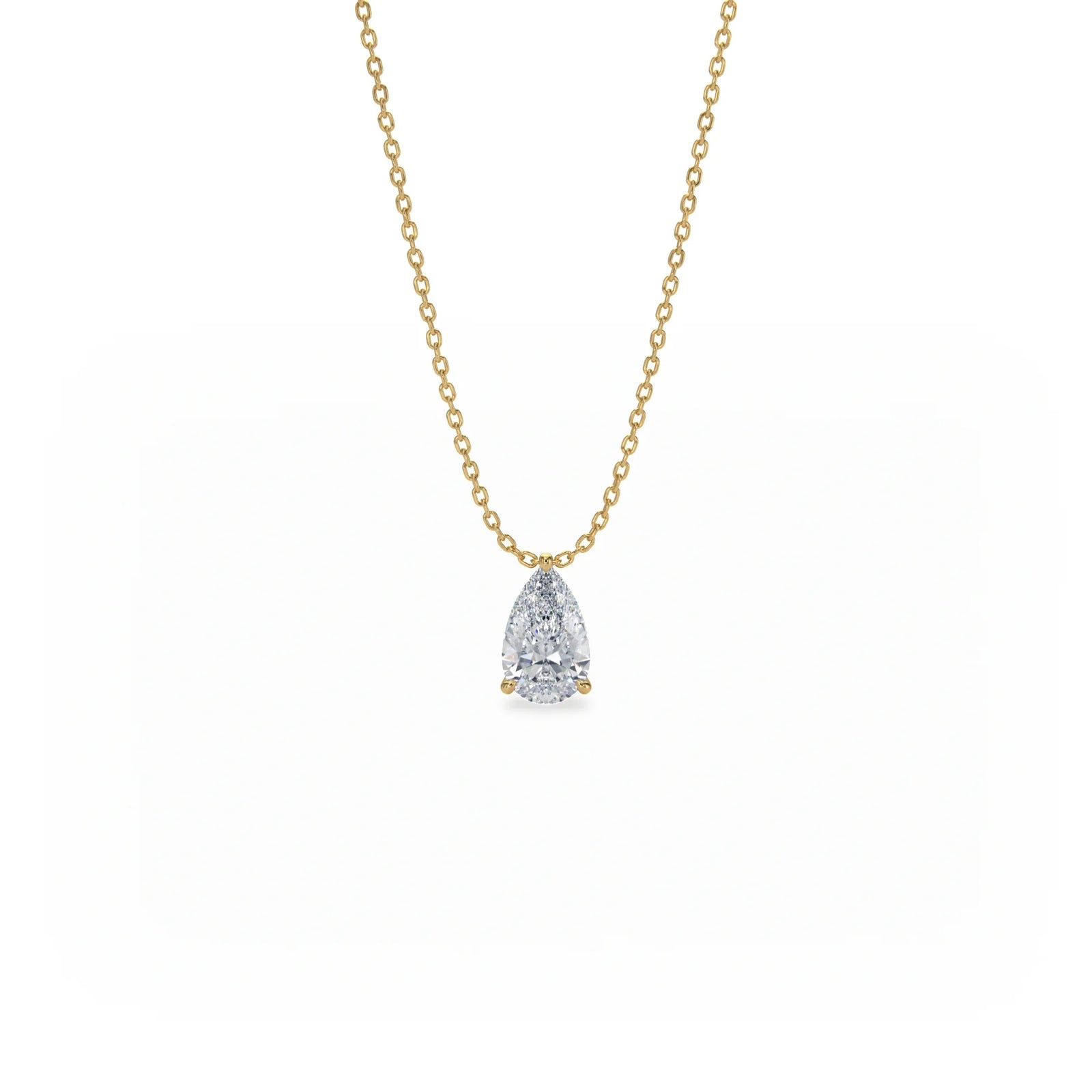 Signature Solitaire Diamond Pendant Necklace