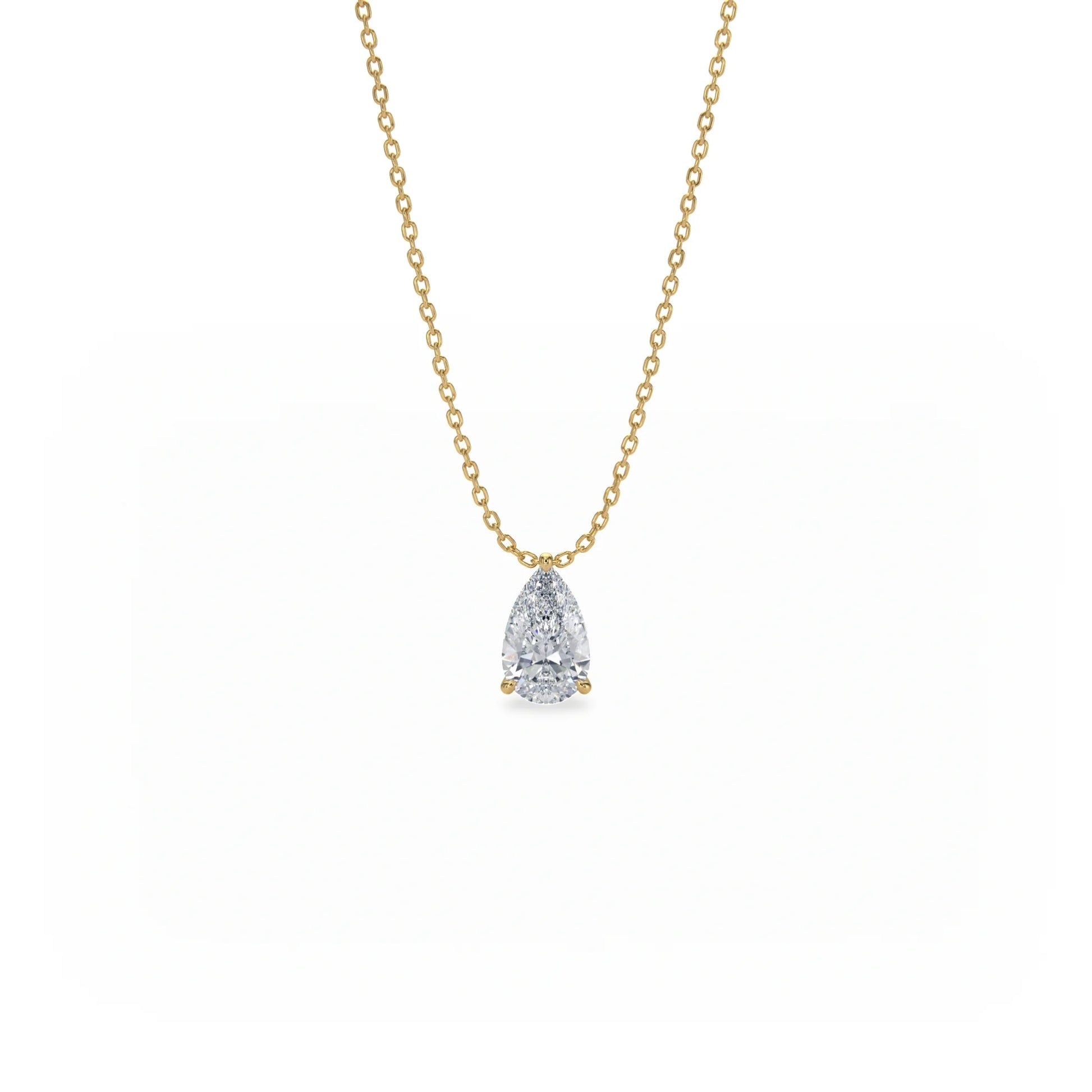 Signature Solitaire Diamond Pendant Necklace