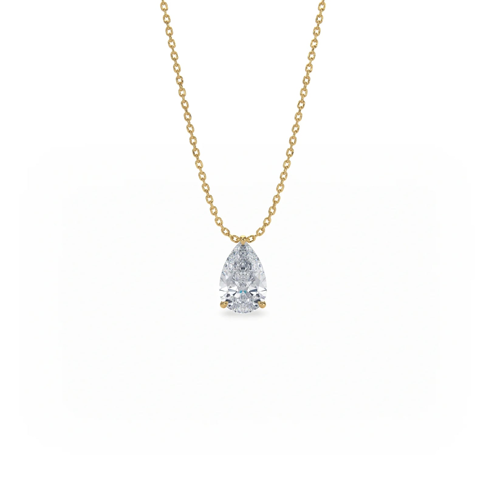 Signature Solitaire Diamond Pendant Necklace