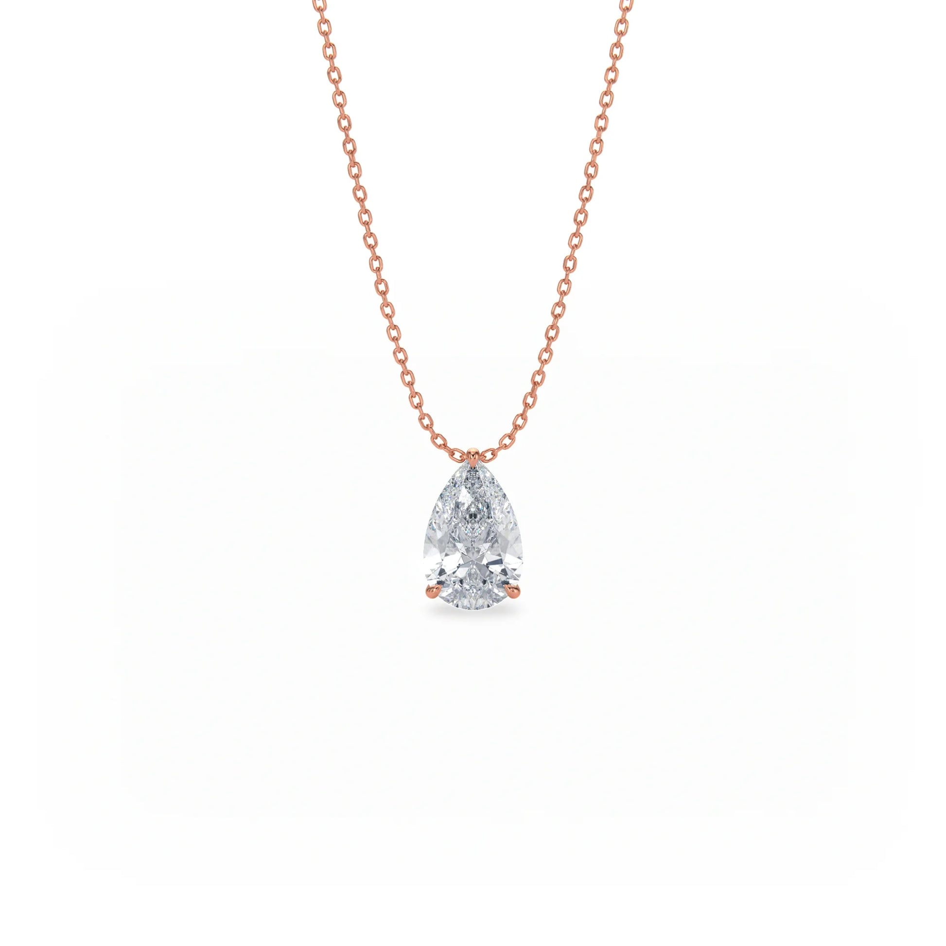 Signature Solitaire Diamond Pendant Necklace