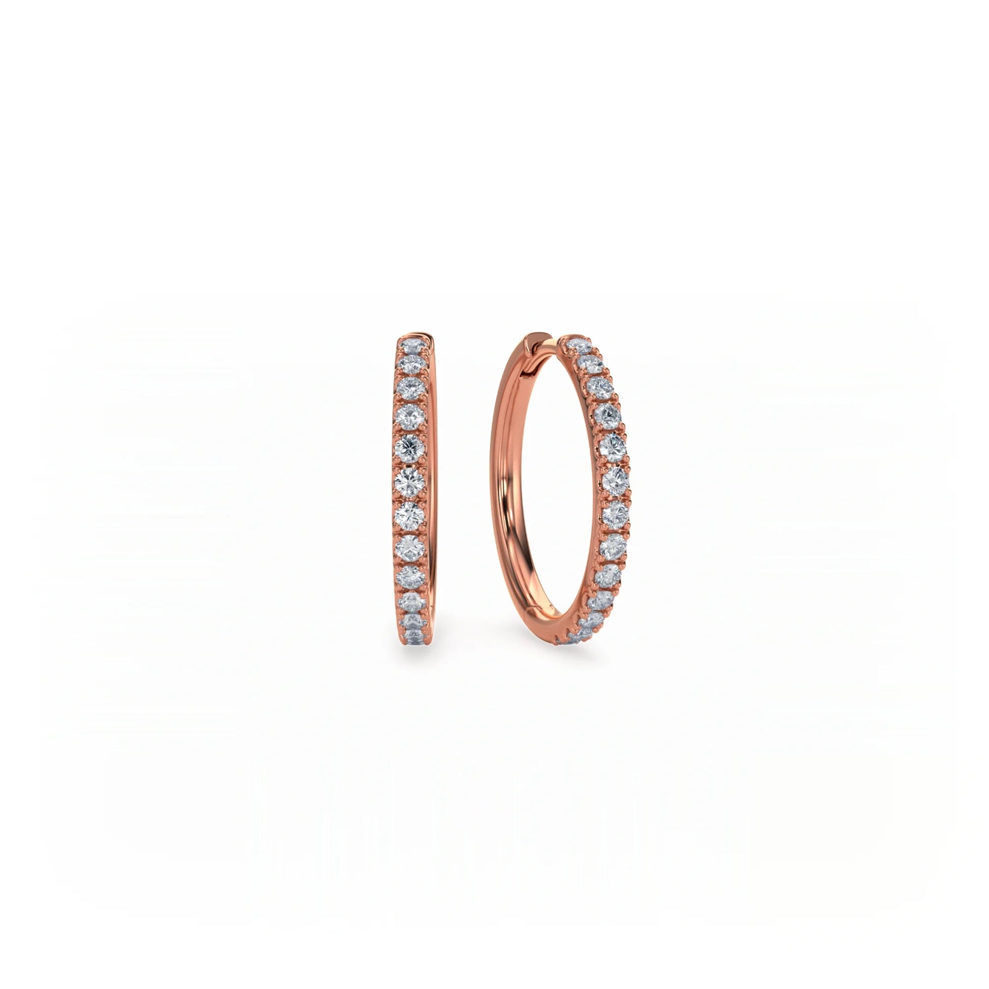 Signature Pavé Diamond Hoop Earrings