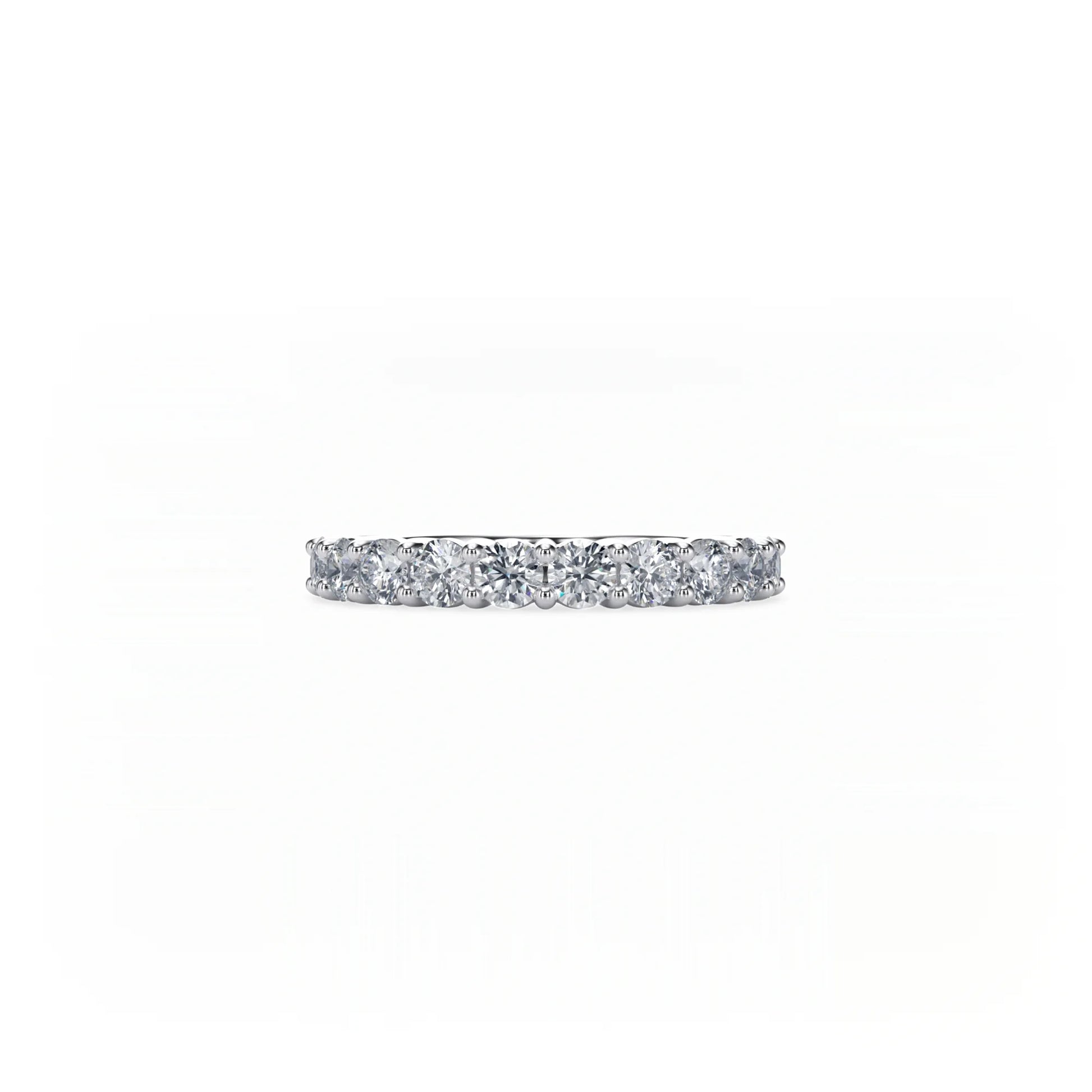 Solstice Half Eternity Ring