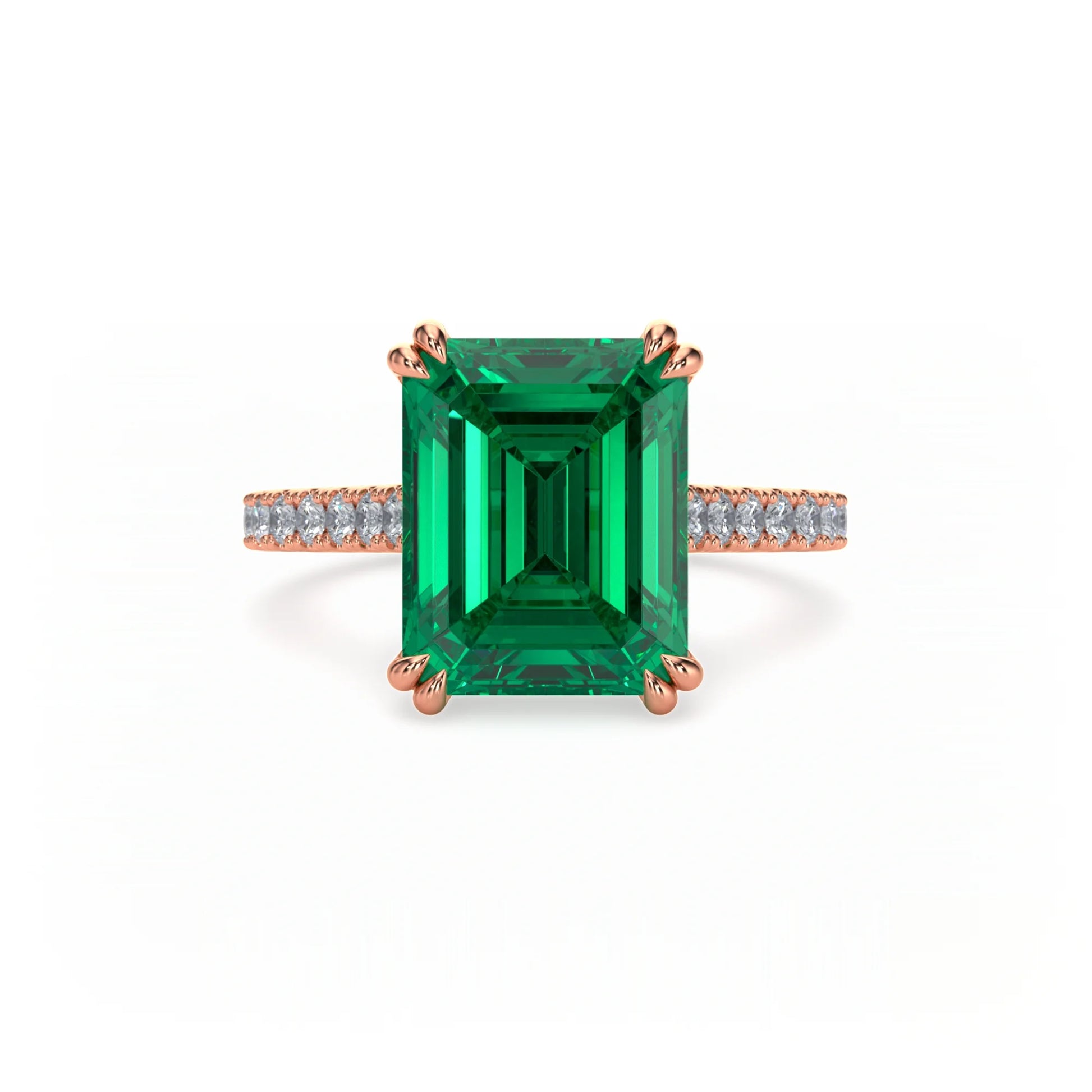 Jardin Pavé Ring Emerald