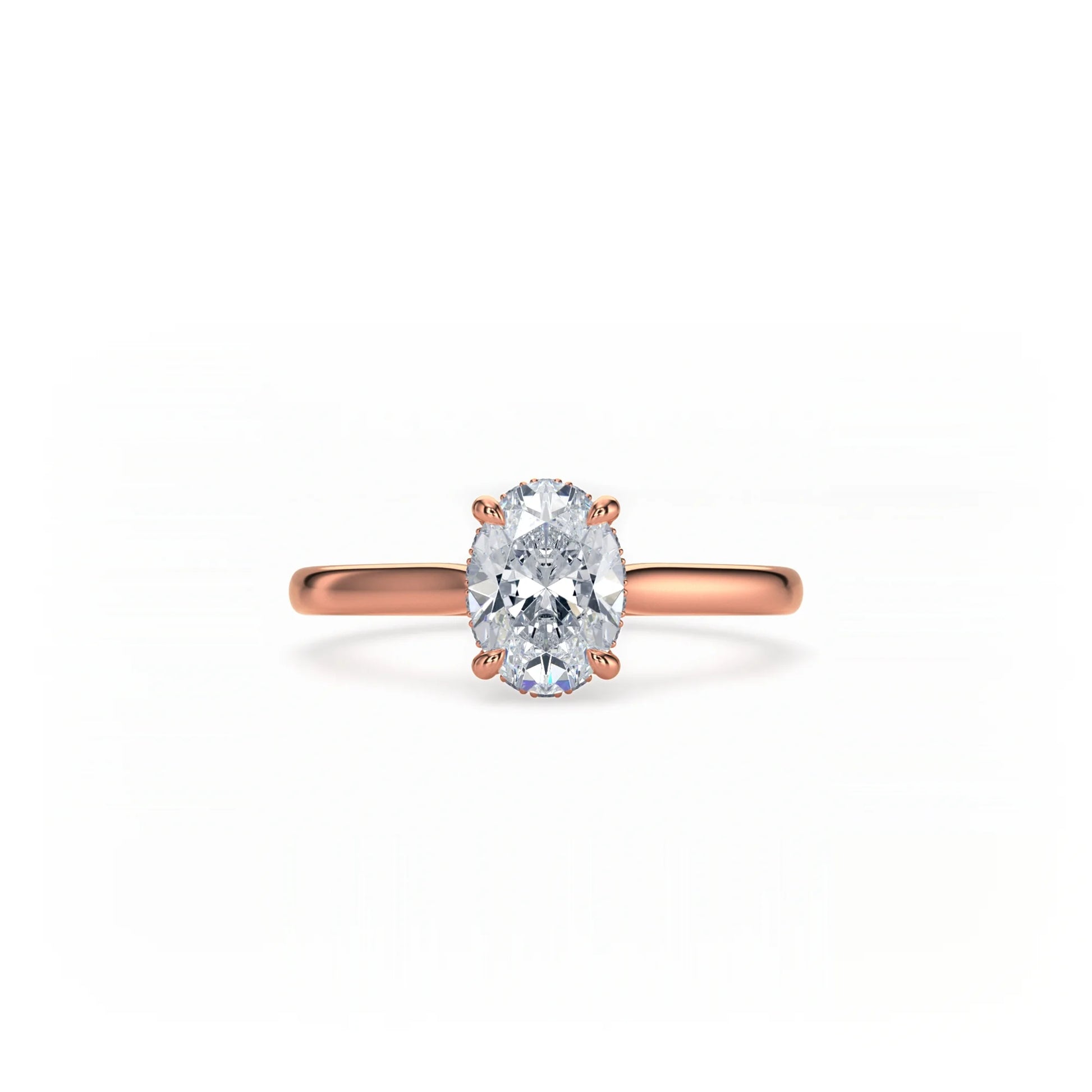 Bonded Hidden Halo Ring