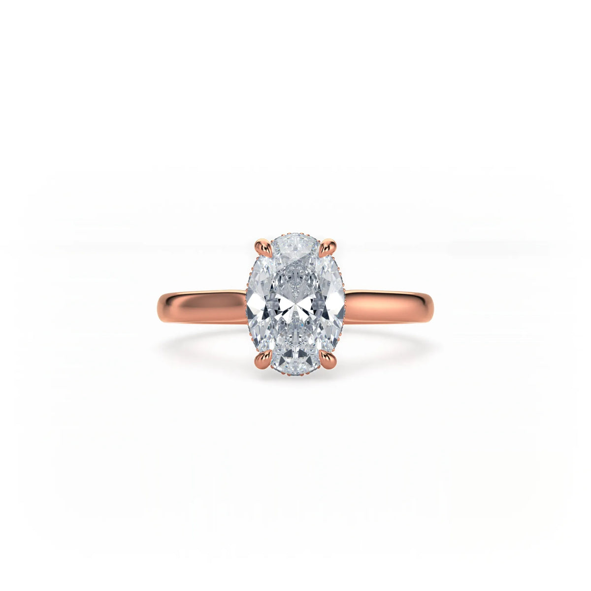 Bonded Hidden Halo Ring