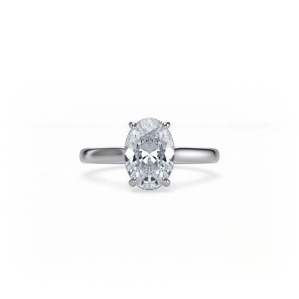 Bonded Hidden Halo Ring