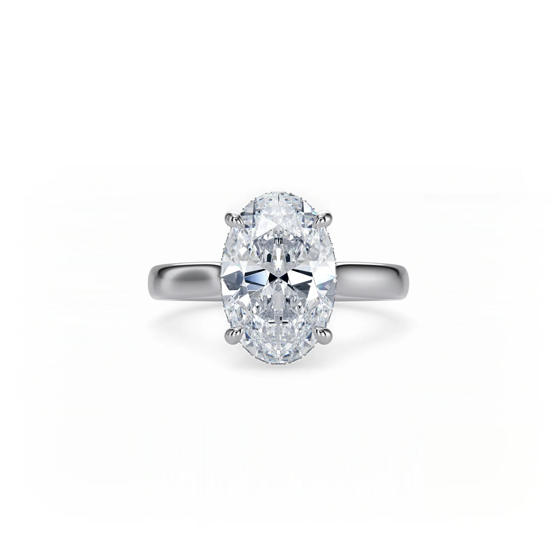 Bonded Hidden Halo Ring