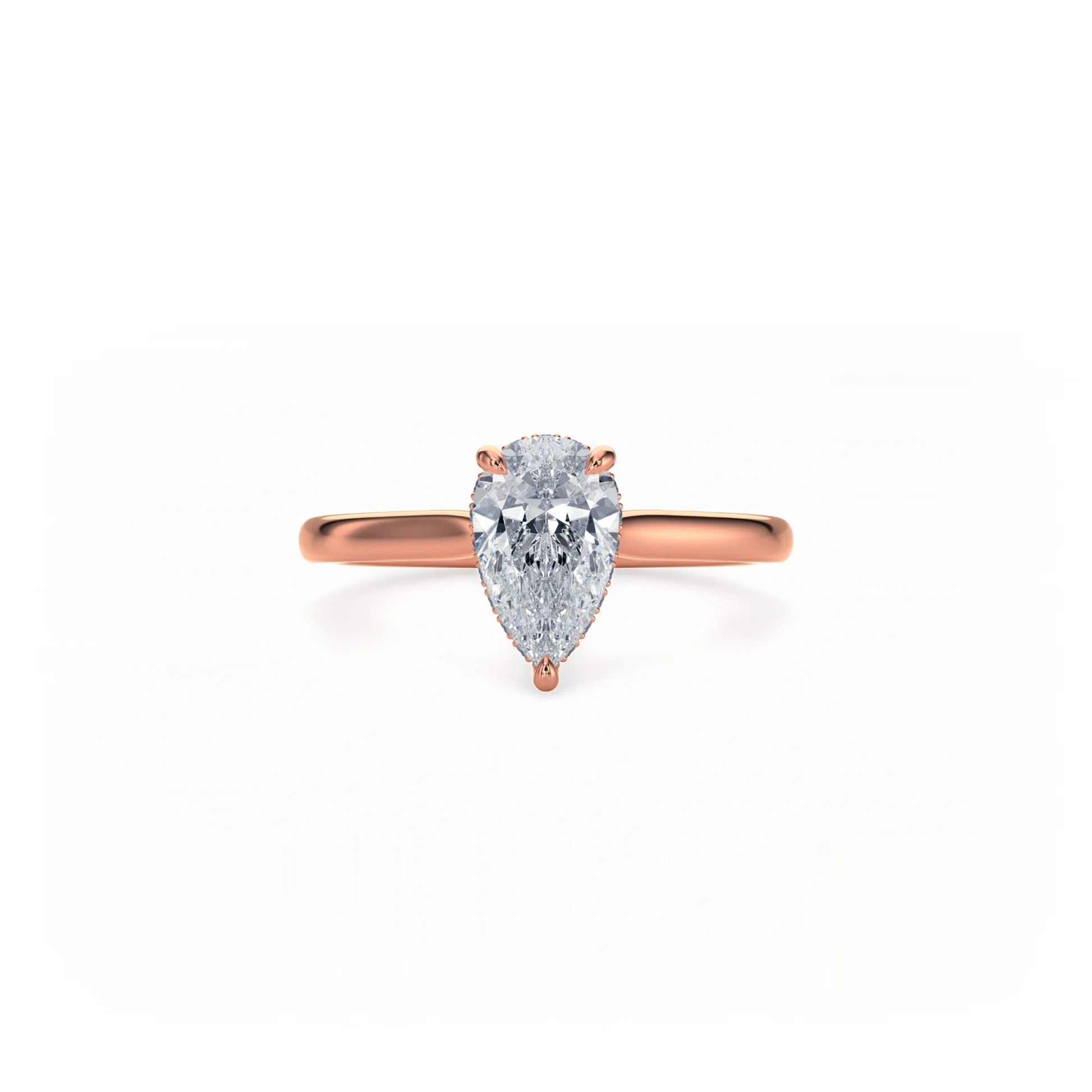 Bonded Hidden Halo Ring