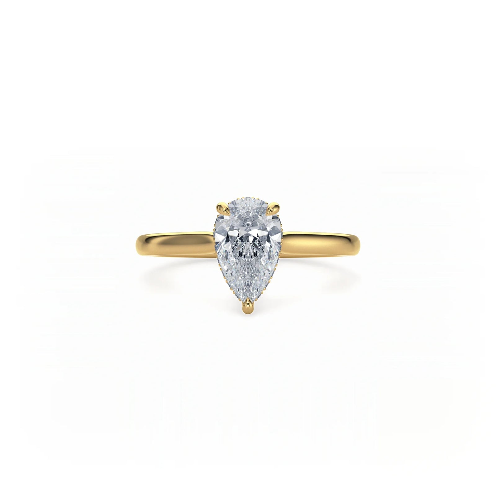Bonded Hidden Halo Ring