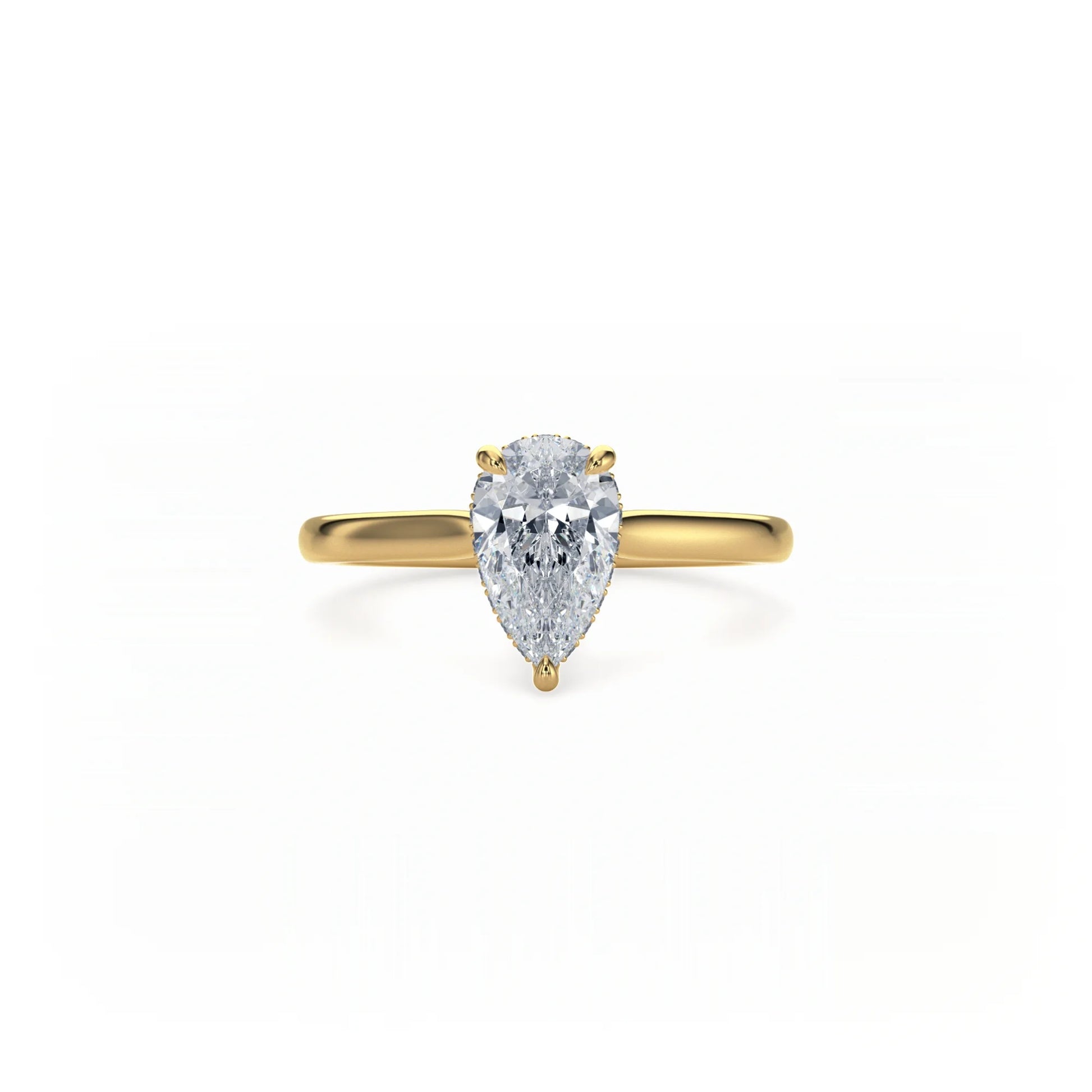 Bonded Hidden Halo Ring