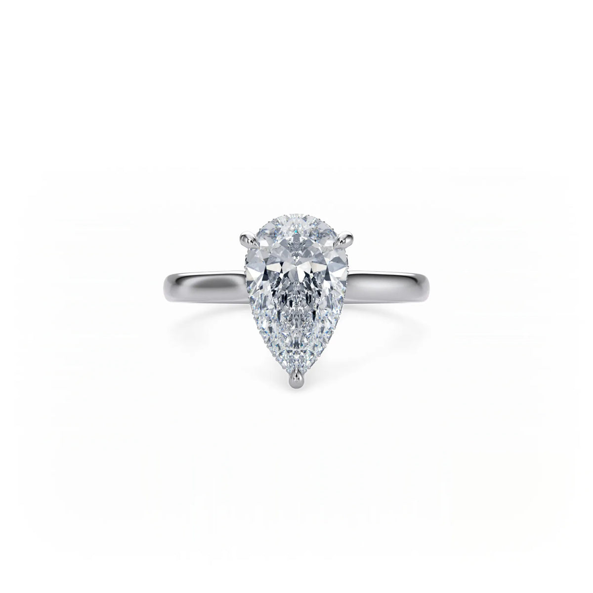 Bonded Hidden Halo Ring