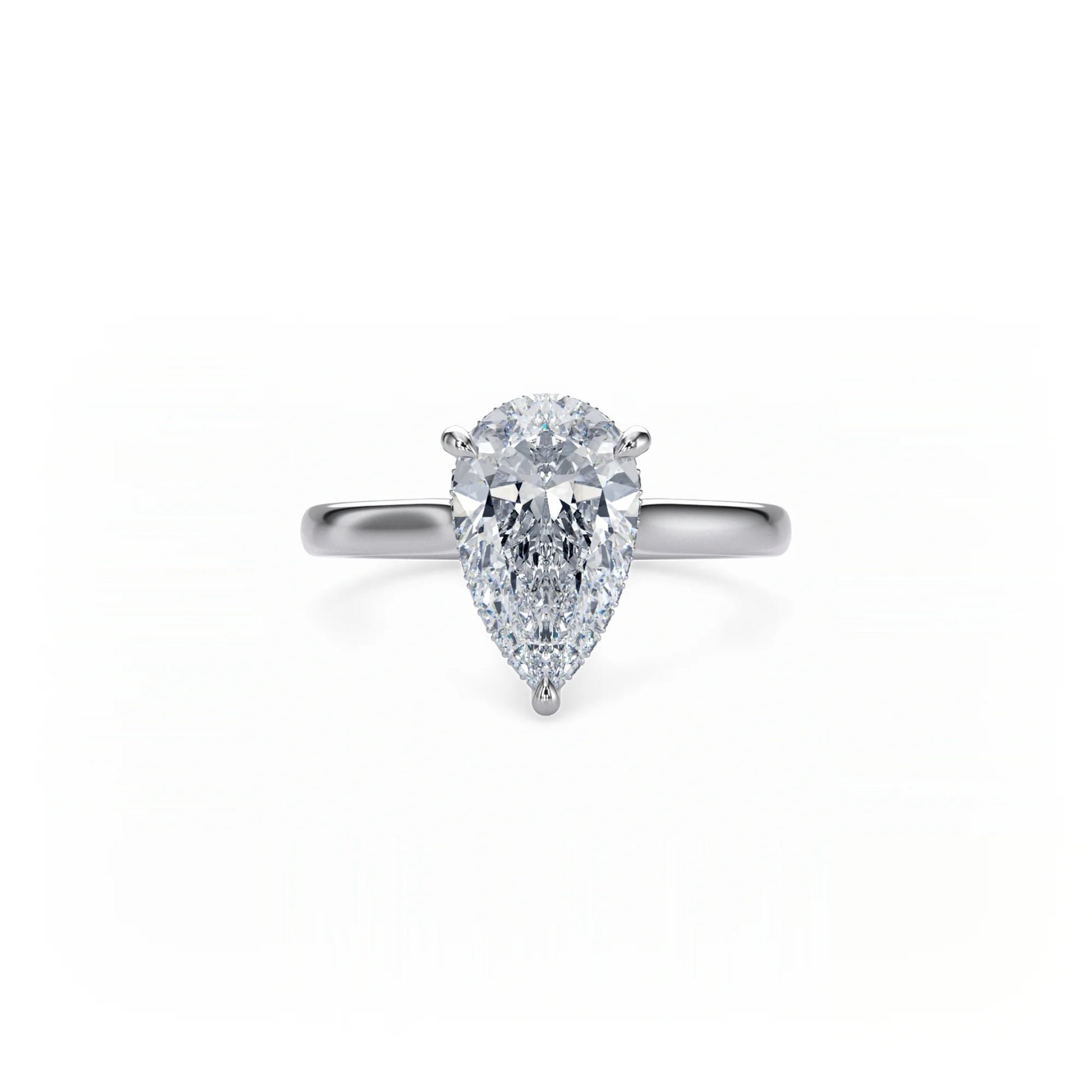Bonded Hidden Halo Ring