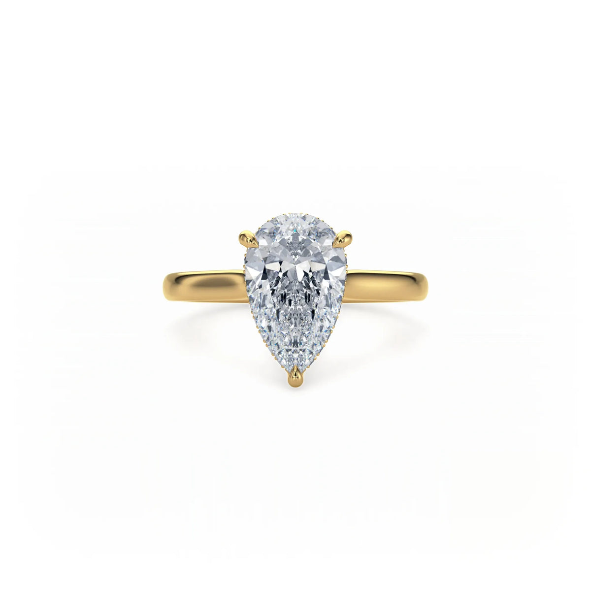 Bonded Hidden Halo Ring