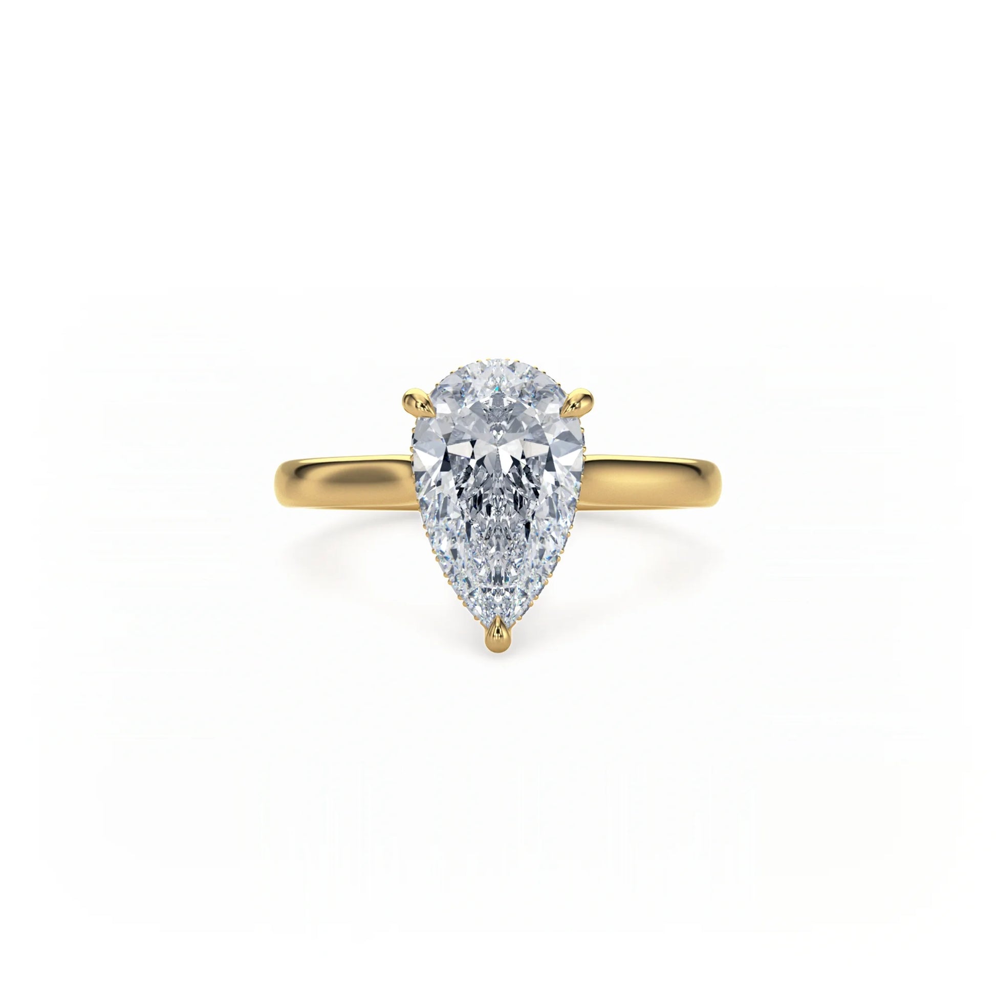 Bonded Hidden Halo Ring