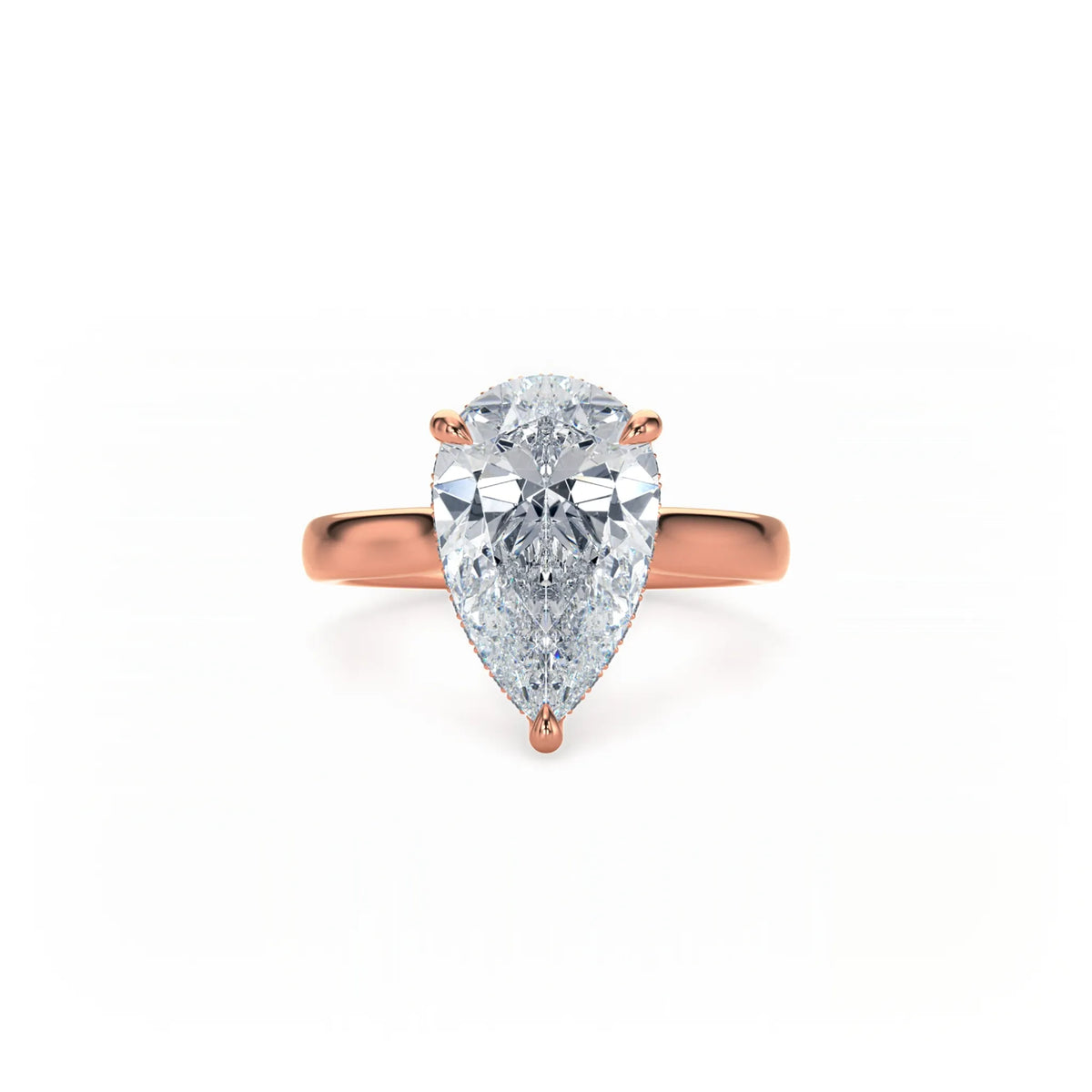 Bonded Hidden Halo Ring