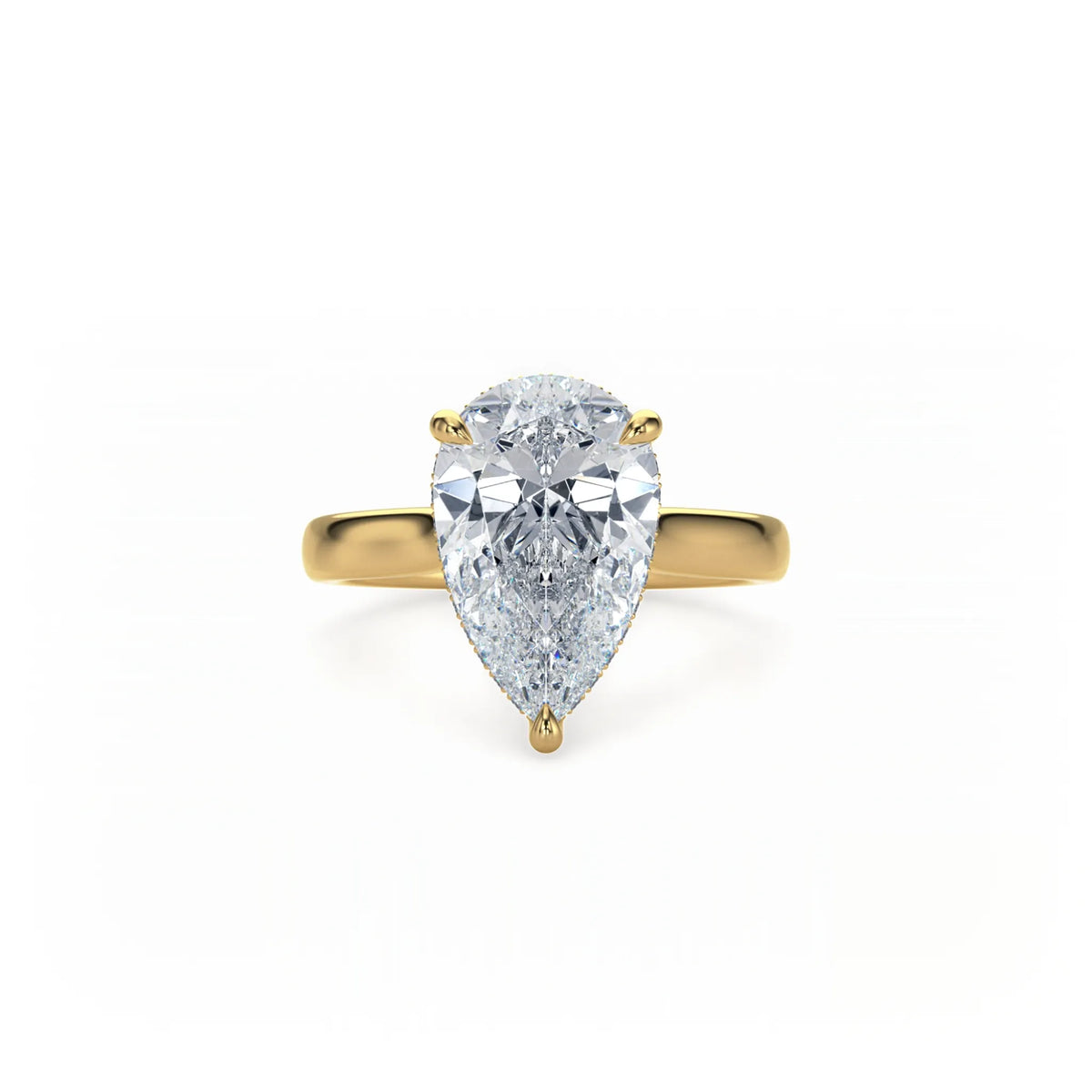 Bonded Hidden Halo Ring