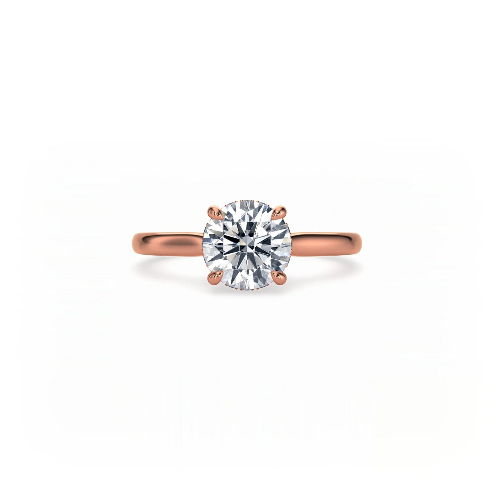 Bonded Hidden Halo Ring
