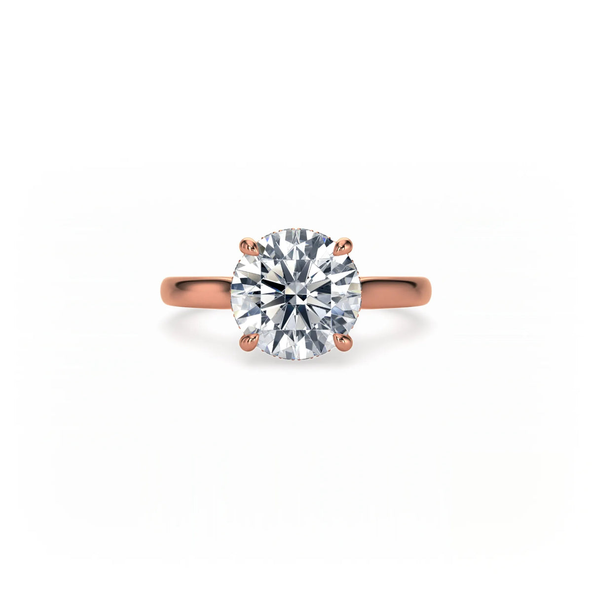 Bonded Hidden Halo Ring