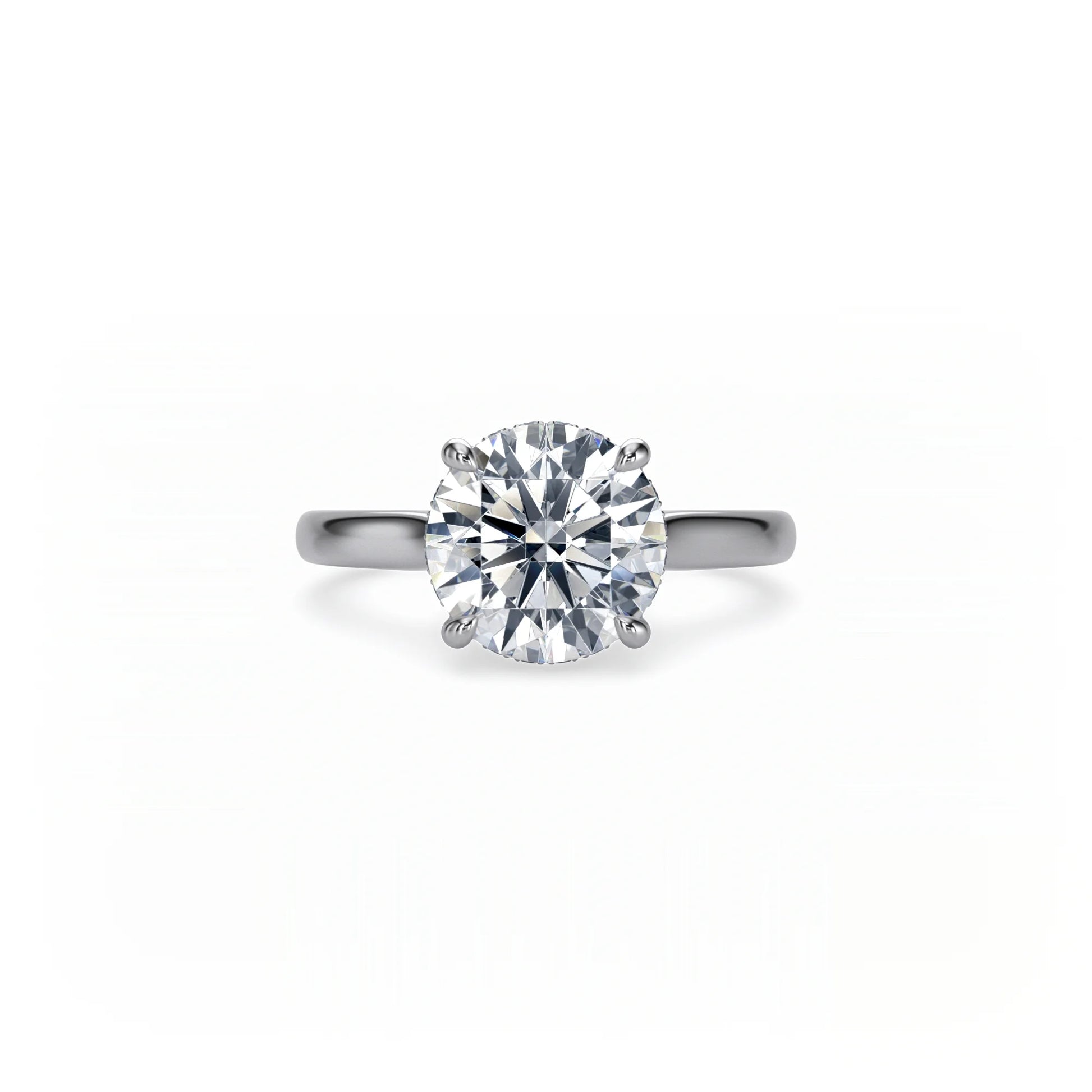 Bonded Hidden Halo Ring